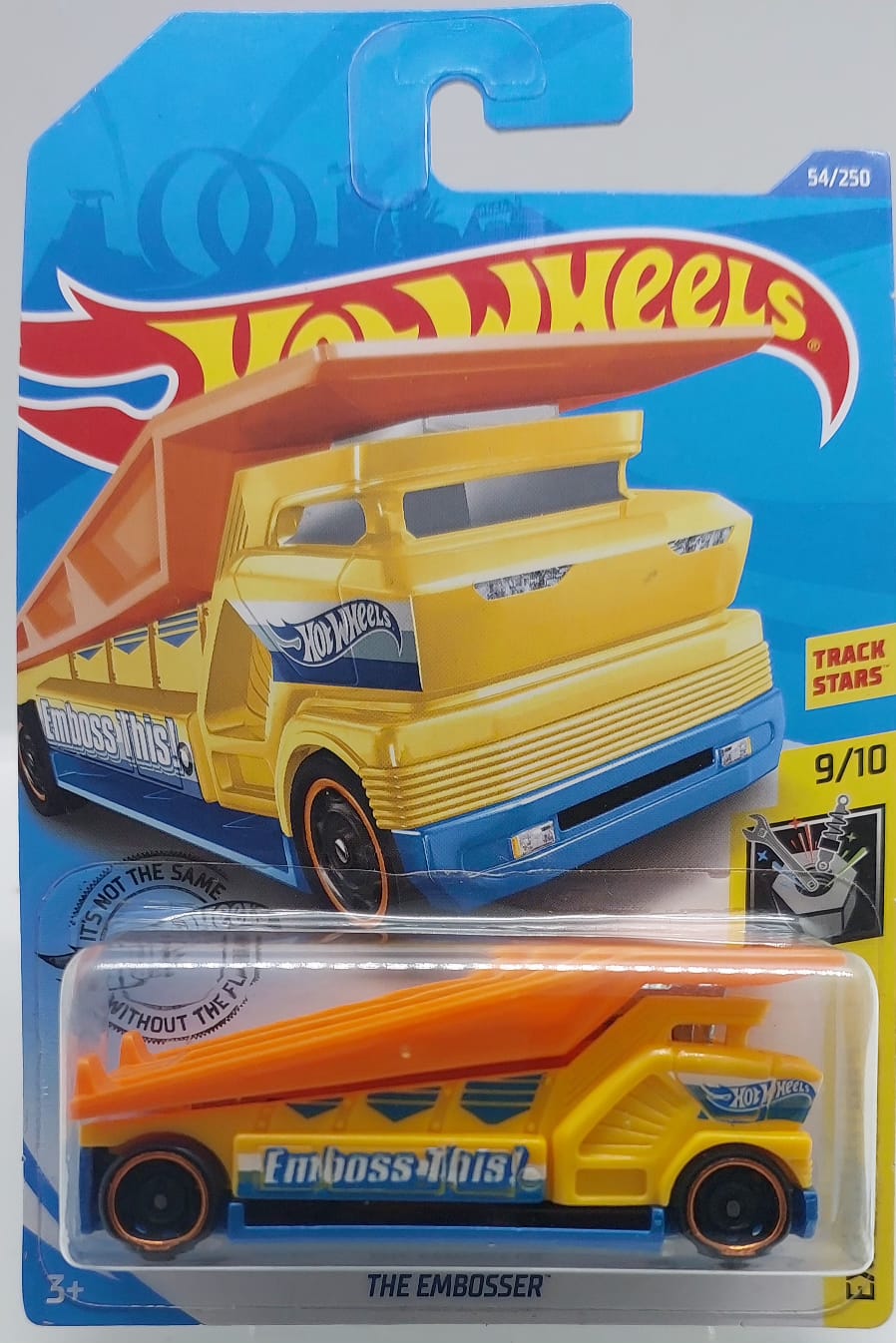 Hot Wheels Experimotors The Embosser -GHC00 (Y.D.) + Koruma Kabı (HW logo etiket basar)