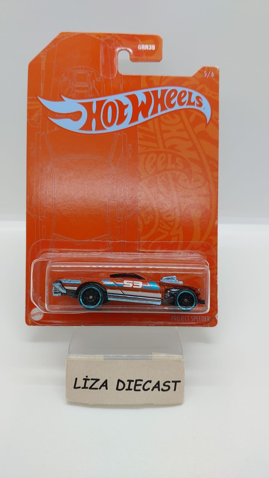 Hot Wheels Orange Blue 6' lı Tam Set -GRR35