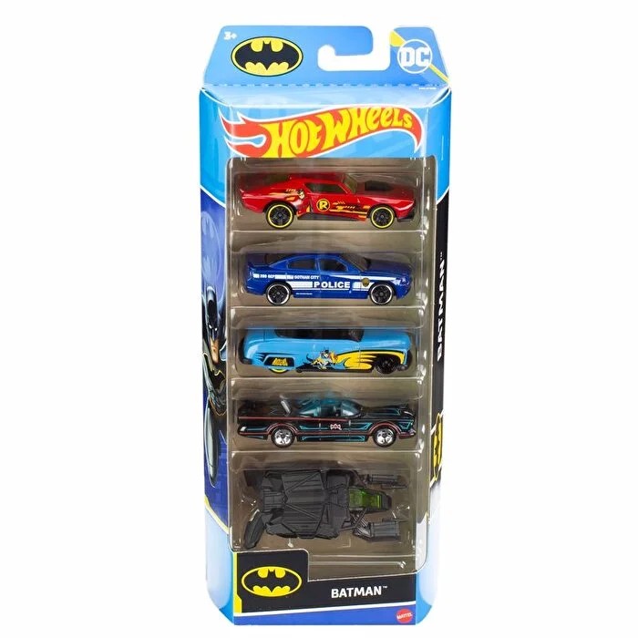 Hot Wheels Batman 5' li Set Arabalar -HLY68