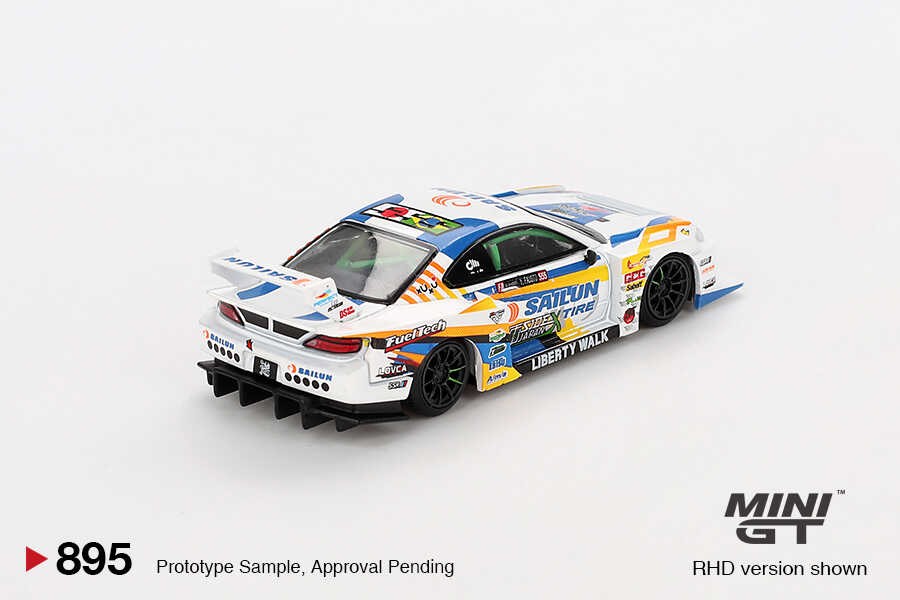 Mini GT Nissan LB-Super Silhouette S15 SILVIA 2023 Formula Drift Japan -MGT00895