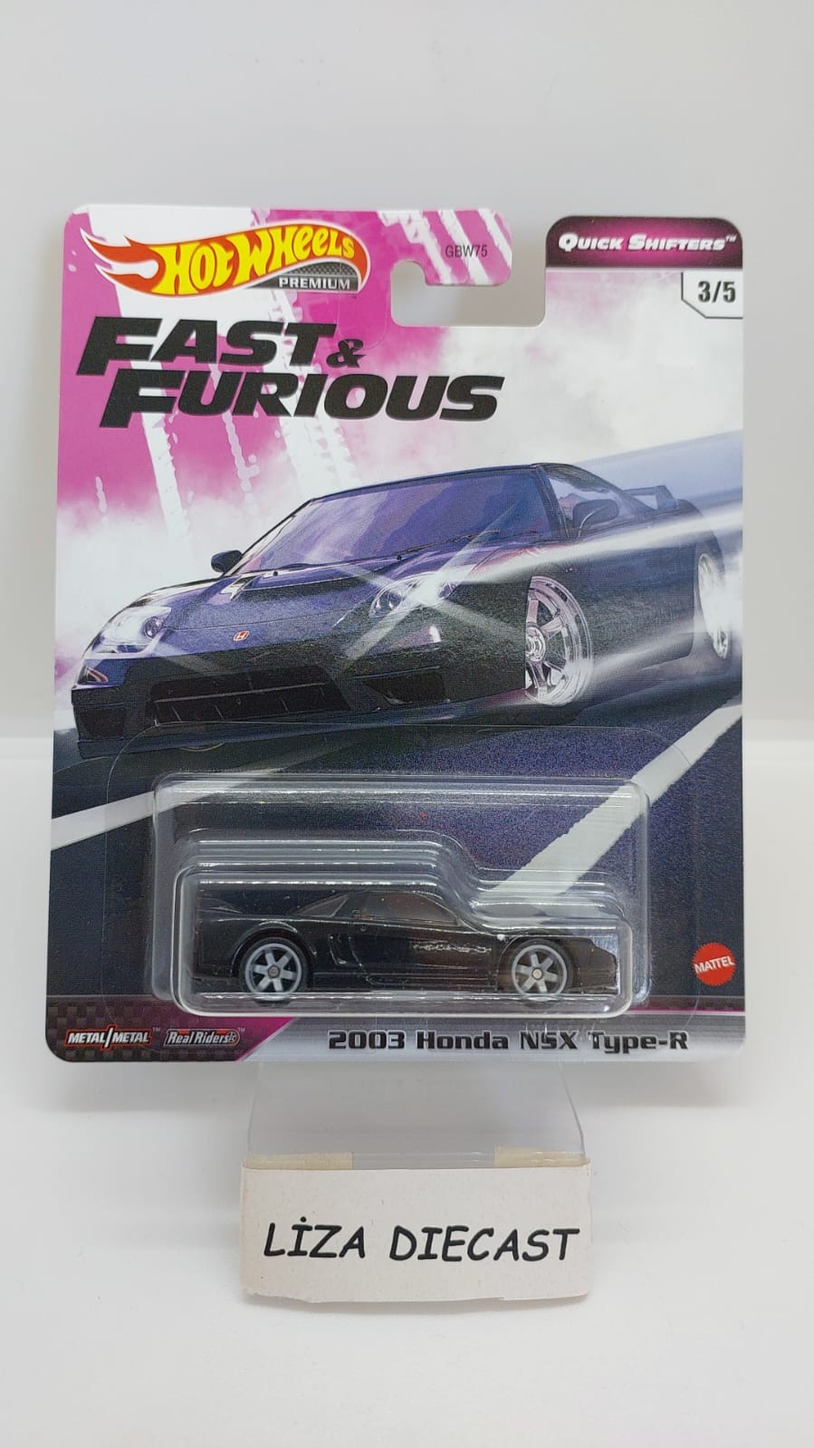 Hot Wheels Premium Quick Shifters Fast & Furious 5' li Set -GBW75