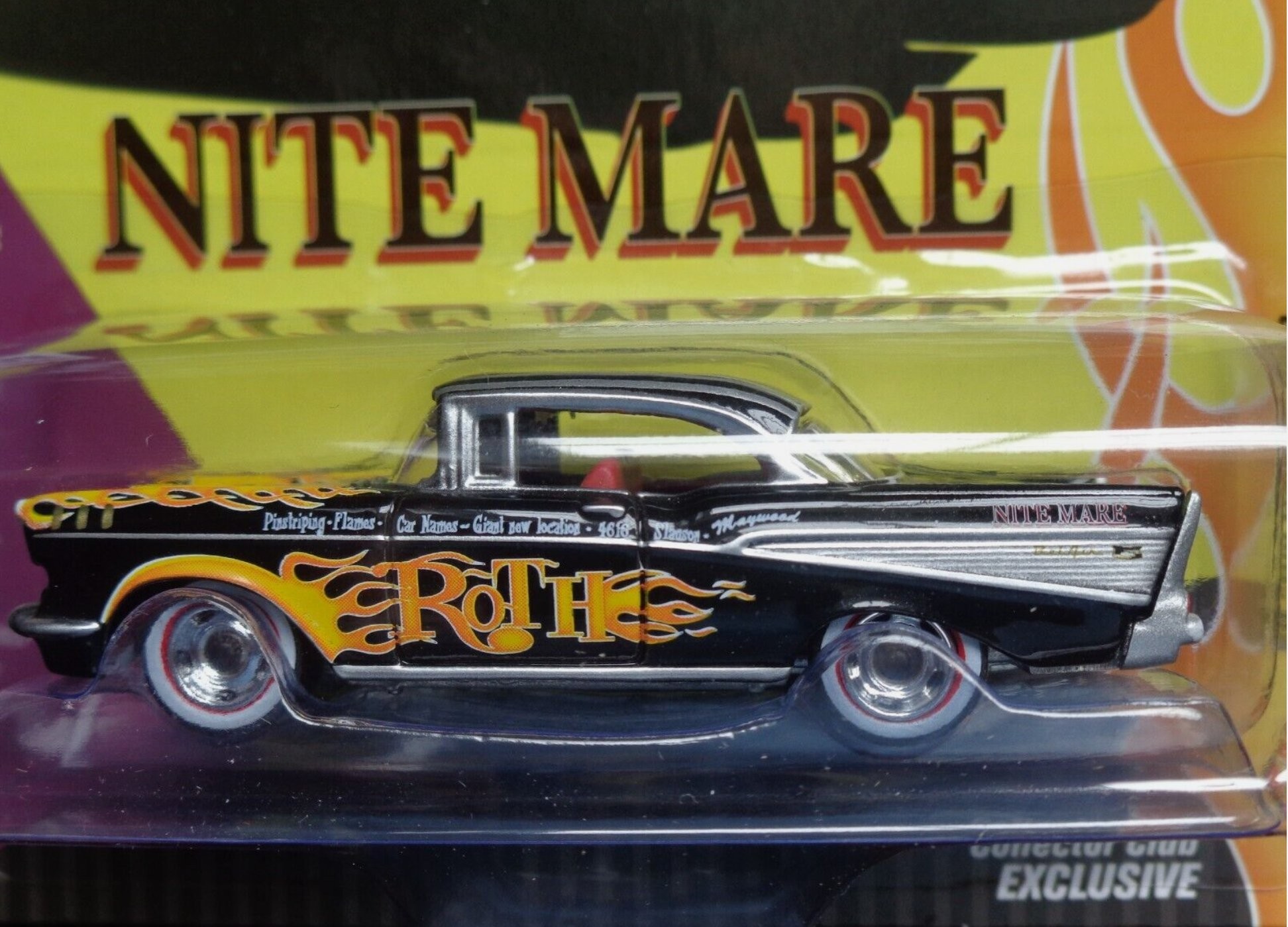 Johnny Lightning 1957 Chevy Bel Air Ed ''Big Daddy'' Roth Edition -JLCC008 (Johnny Lightning Collectors Club Edition!)