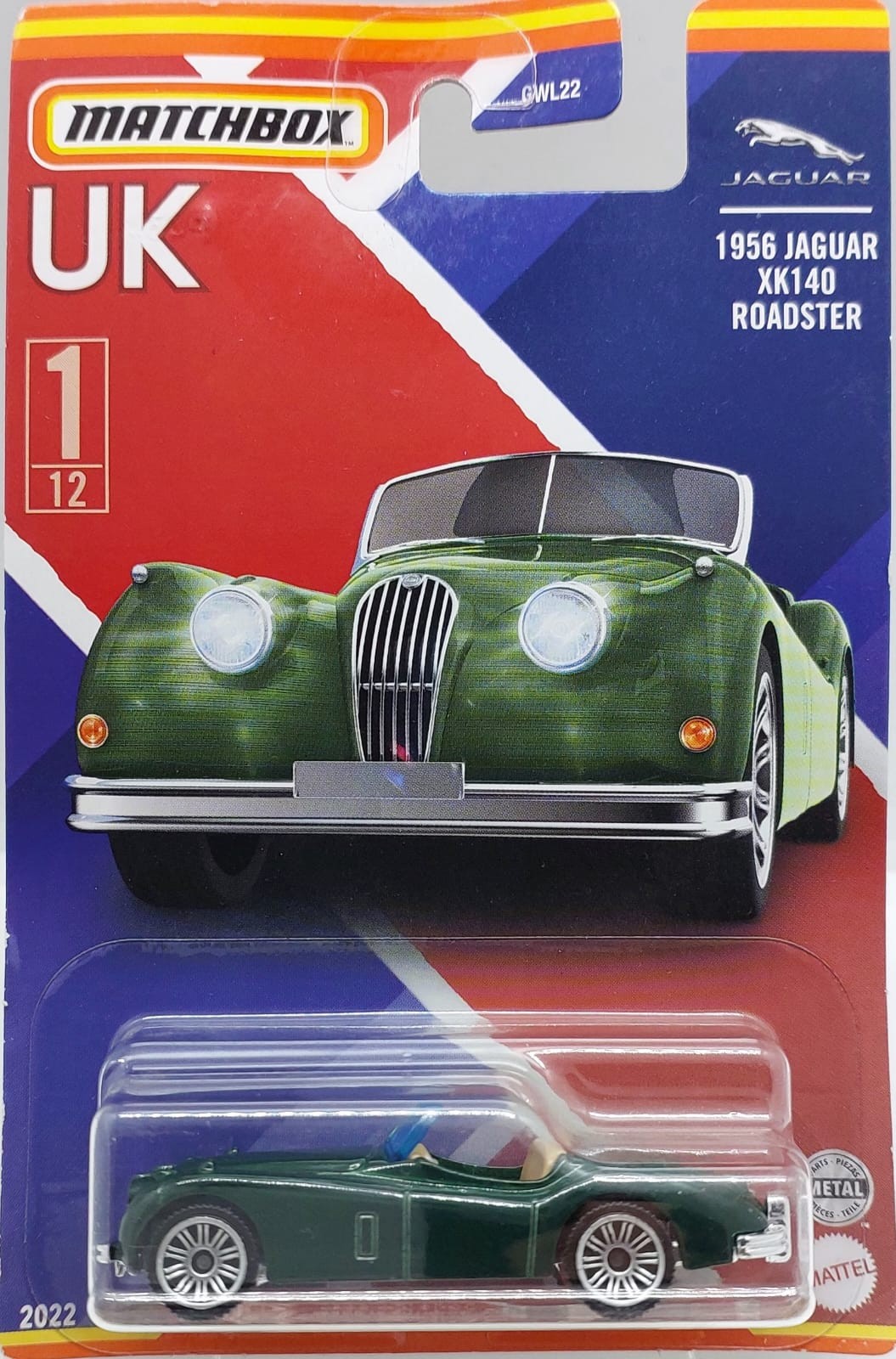 Matchbox UK 1956 Jaguar X140 Roadster -HFH56