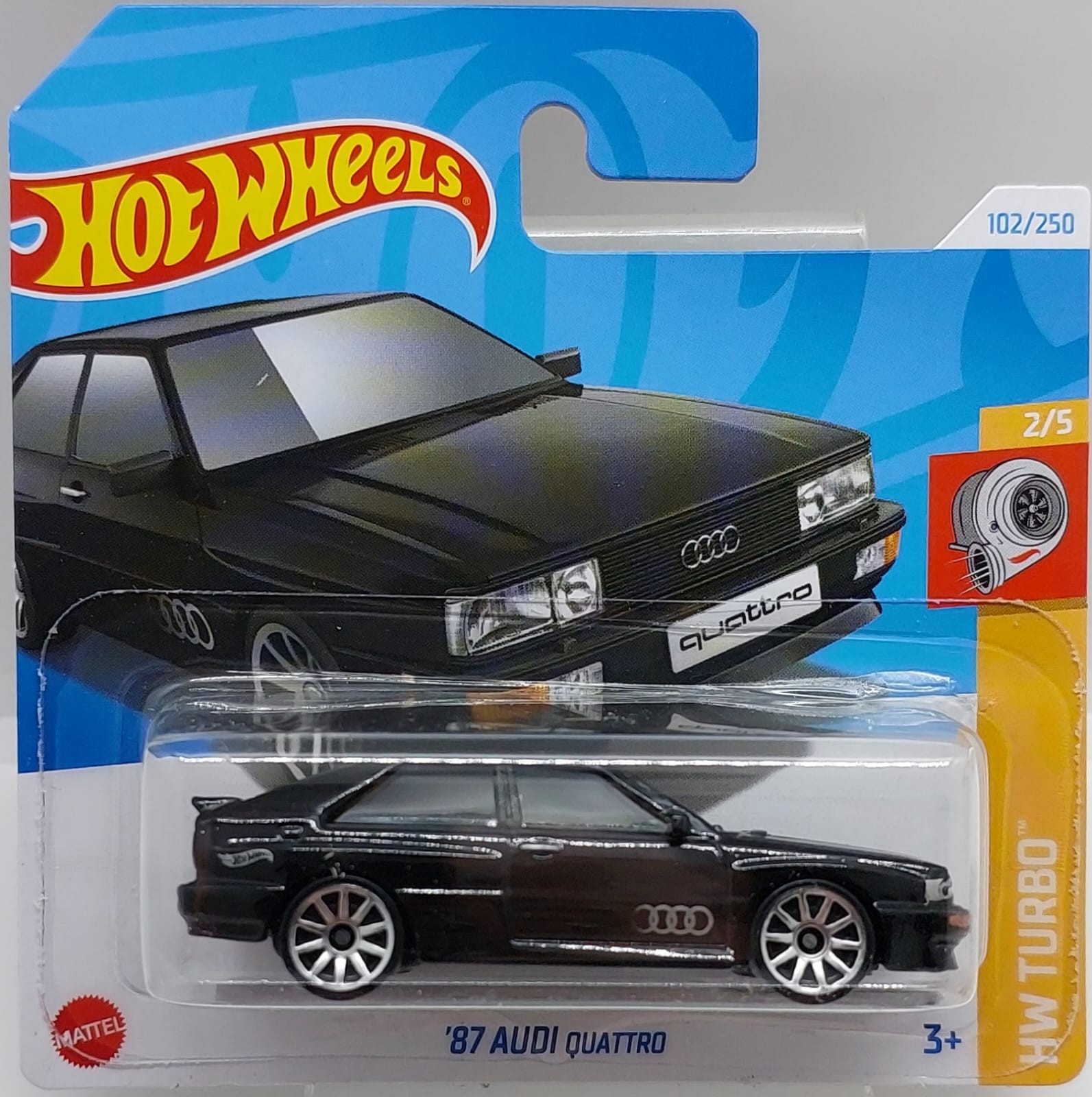 Hot Wheels HW Turbo '87 Audi Quattro -HTD24 + Koruma Kabı