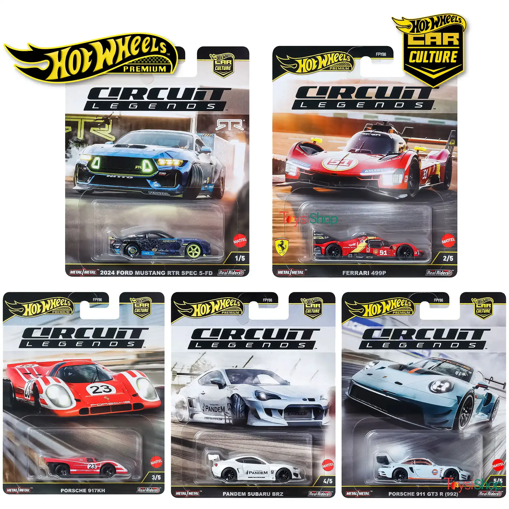 Hot Wheels Premium Car Culture Circuit Legends Set + CHASE!!! + Koruma Kabı