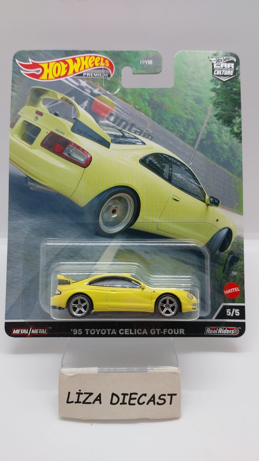 Hot Wheels Premium Car Culture '95 Toyota Celica GT-Four -HCJ82