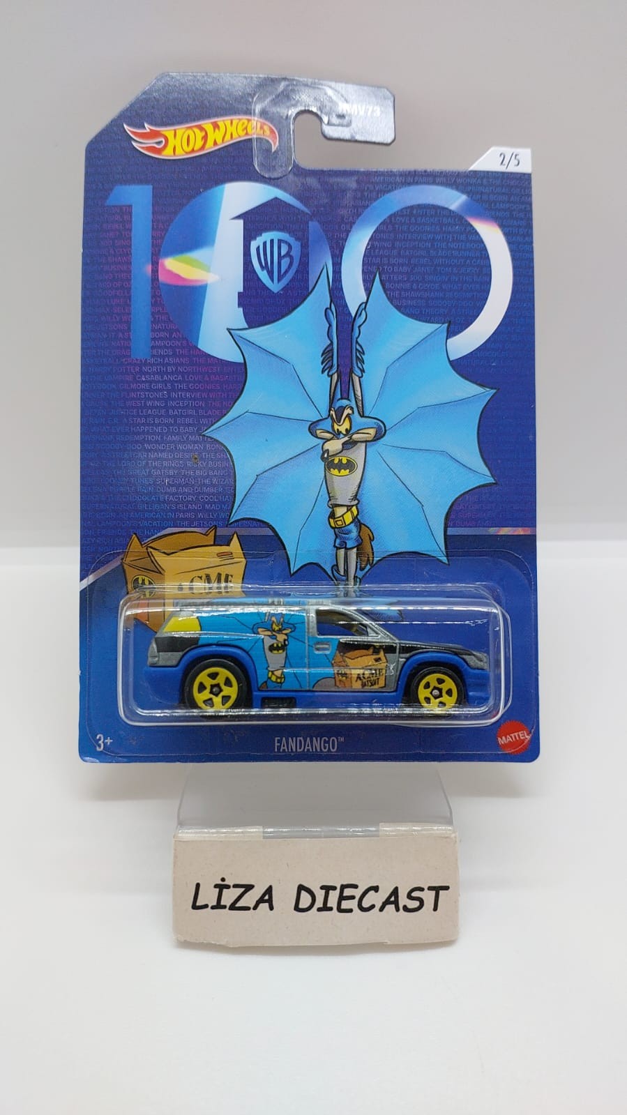 Hot Wheels Warner Bros 100. Yıl Temalı Arabalar 5'li Set -HMV73