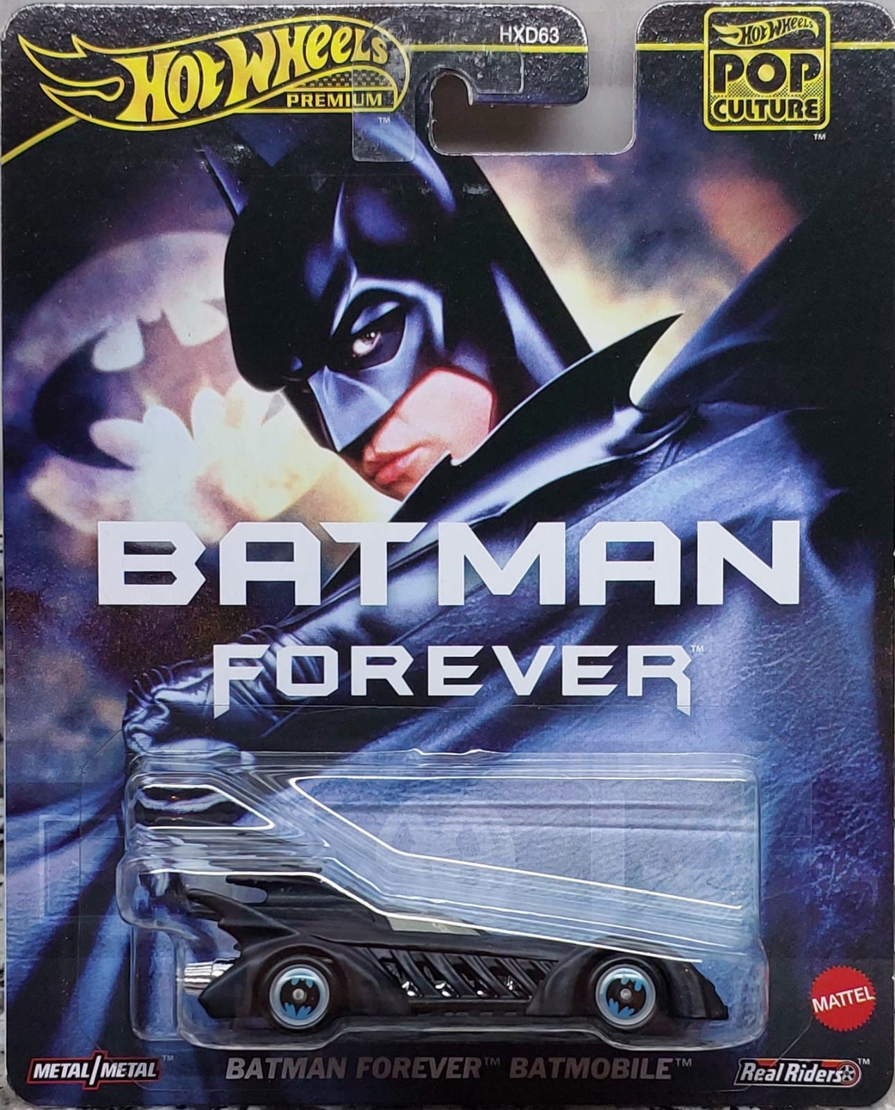 Hot Wheels Premium Pop Culture Batman Forever Batmobile - HVJ39