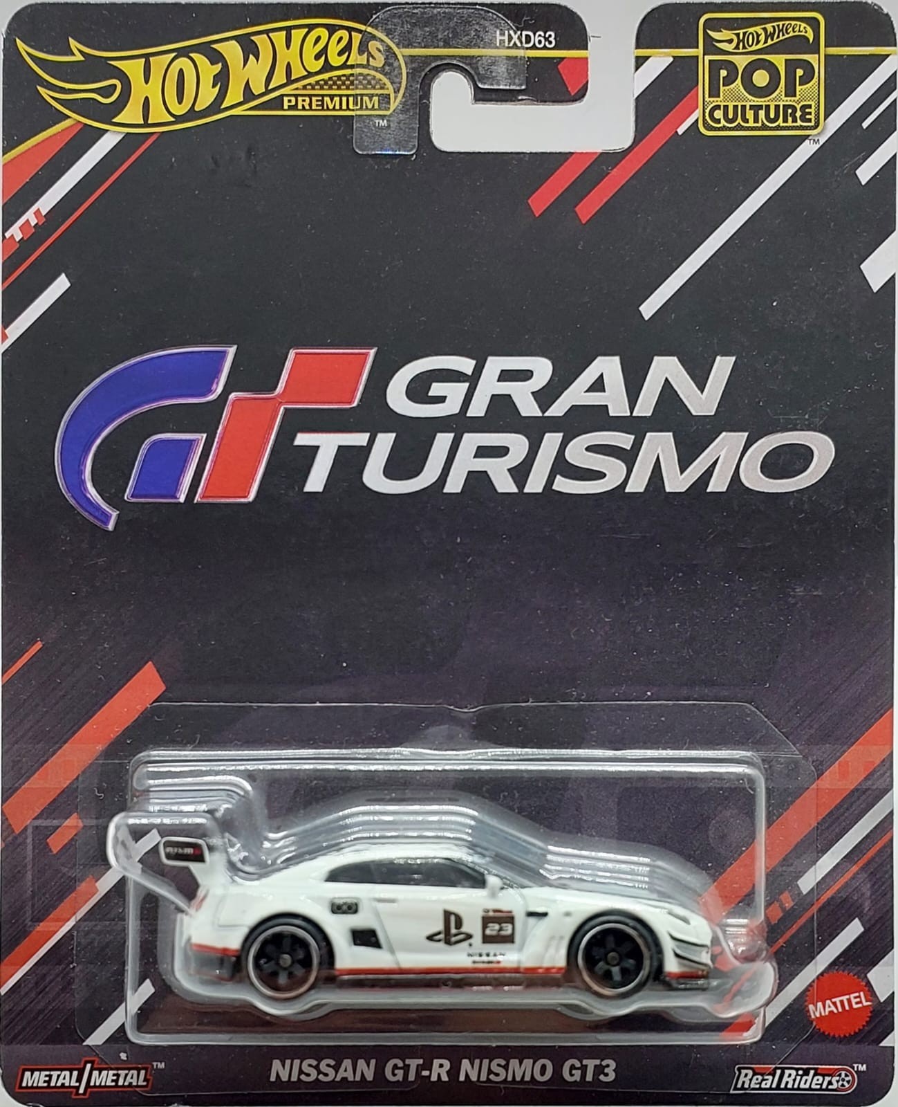 Hot Wheels Premium Pop Culture Gran Turismo Nissan GT-R Nismo GT3 -HVJ34 (YURTDIŞI)