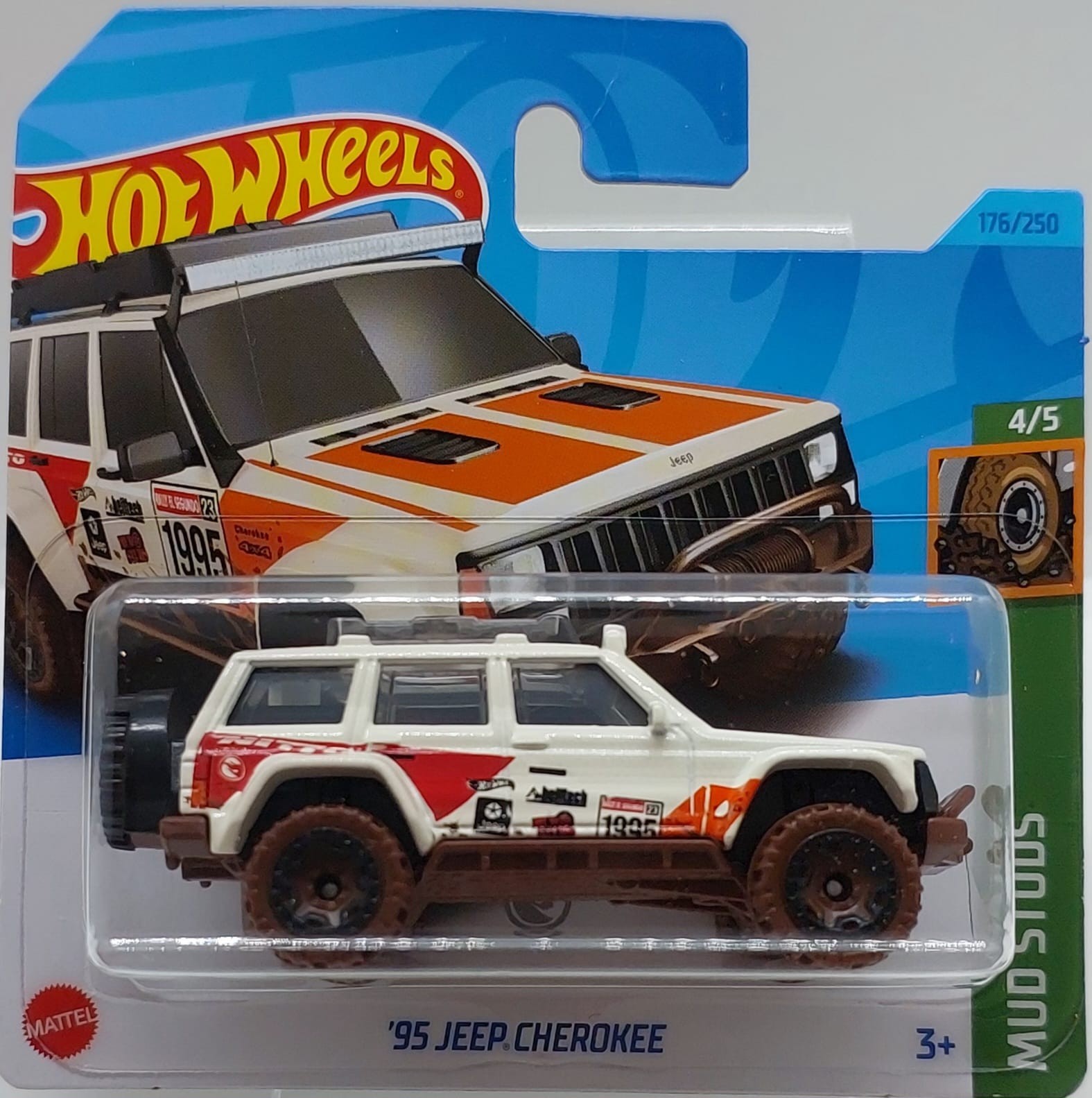 Hot Wheels Mud Studs '95 Jeep Cherokee "TH" -HKL02