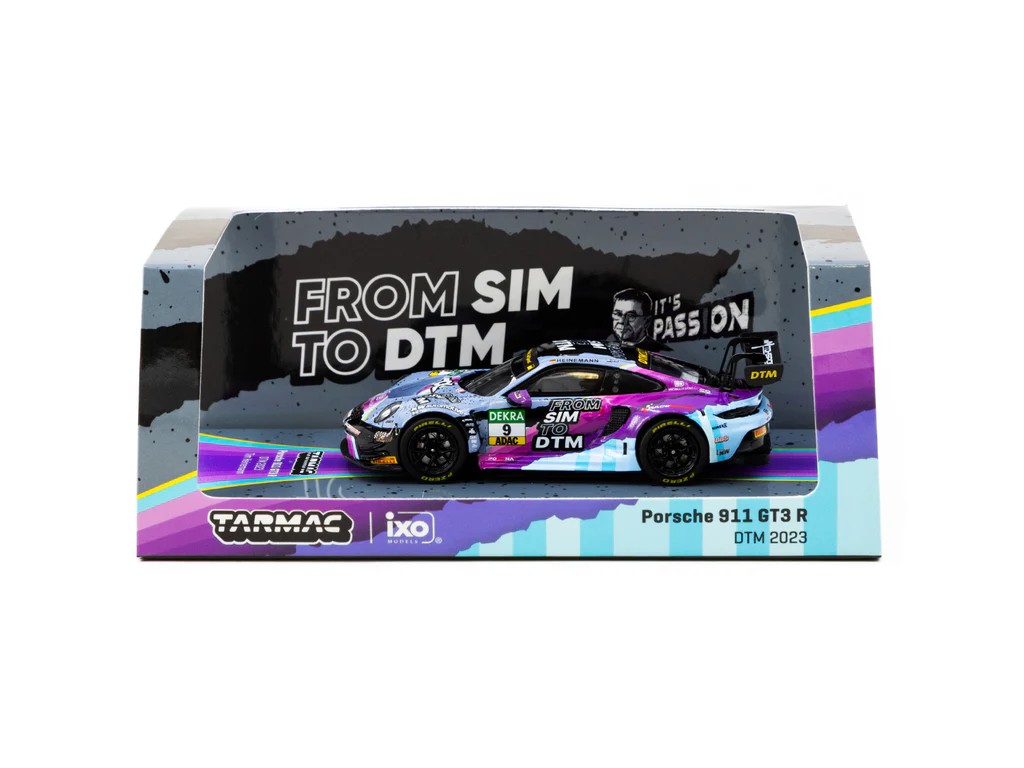 Tarmac Works 1/64 Porsche 911 GT3 R DTM 2023 #9 - HOBBY64 -T64-084-23DTM09