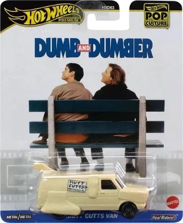 Hot Wheels Pop Culture Dumb And Dumber Mutt Cutts Van -JBL80 + Koruma Kabı
