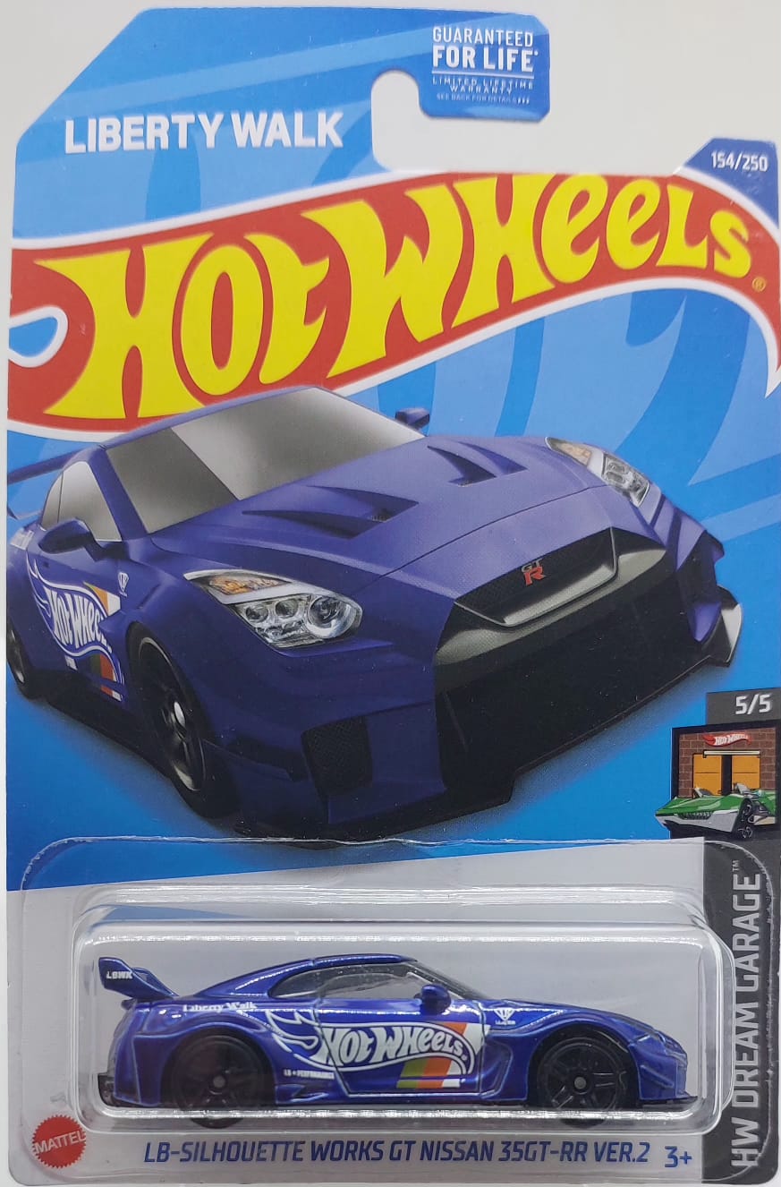 Hot Wheels HW Dream Garage LB-Silhouette Works GT Nissan 35GT-RR Ver.2 -HCT99 (Y.D.) + Koruma Kabı