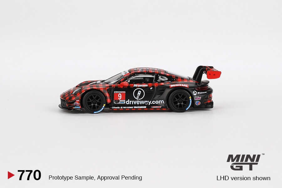 Mini GT 1/64 Porsche 911 GT3 R GTD PRO Pfaff Motorsports IMSA 2023 Sebring 12 Hrs. Winner -MGT00770