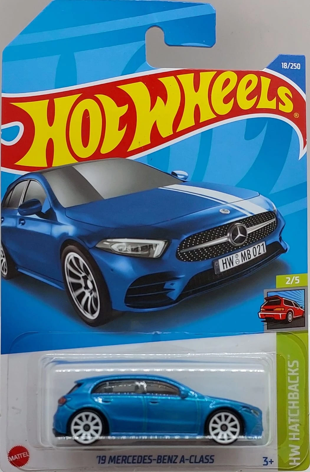 Hot Wheels HW Hatcbacks '19 Mercedes-Benz A-Class -HCV27 (Y.D.) + Koruma Kabı