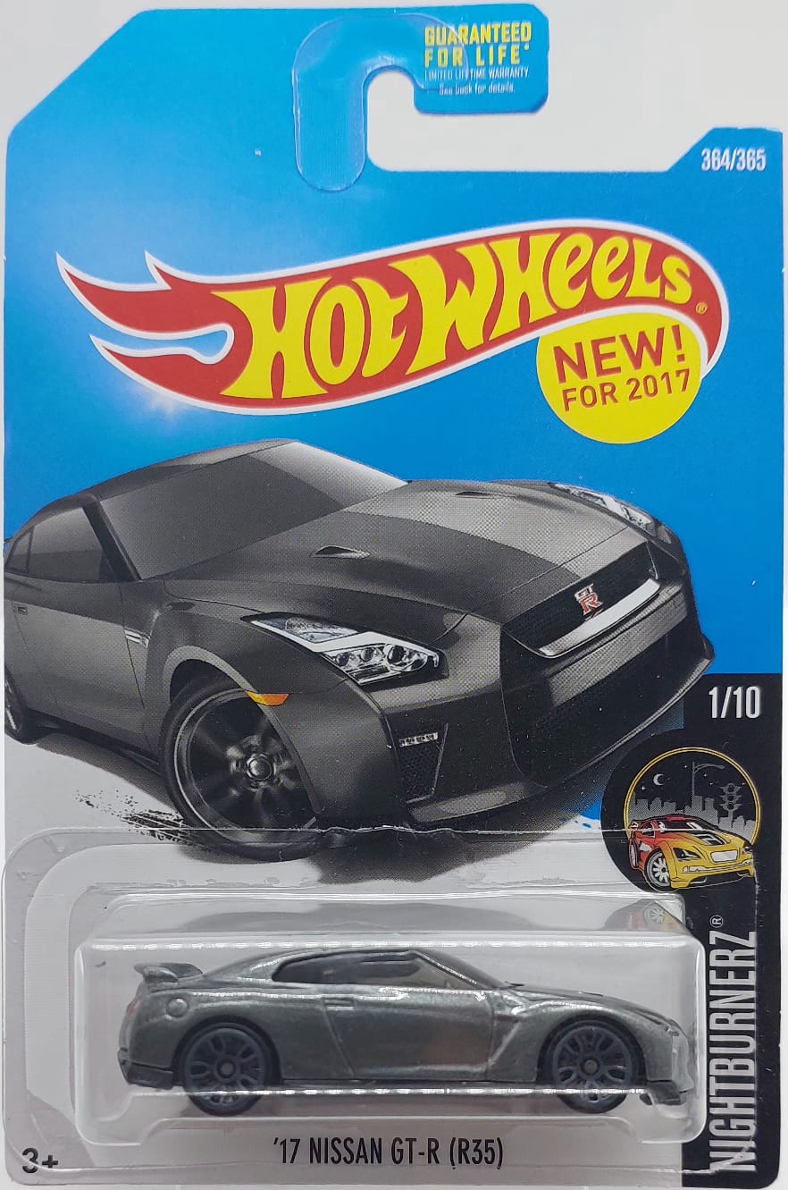 Hot Wheels Nightburnez '17 Nissan GT-R (R35) -DVC50 (Y.D.) + Koruma Kabı