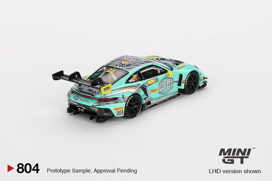 Mini GT Porsche 911 GT3 R HubAuto Racing 2023 FIA GT World Cup 70th Macau Grand Prix -MGT00804