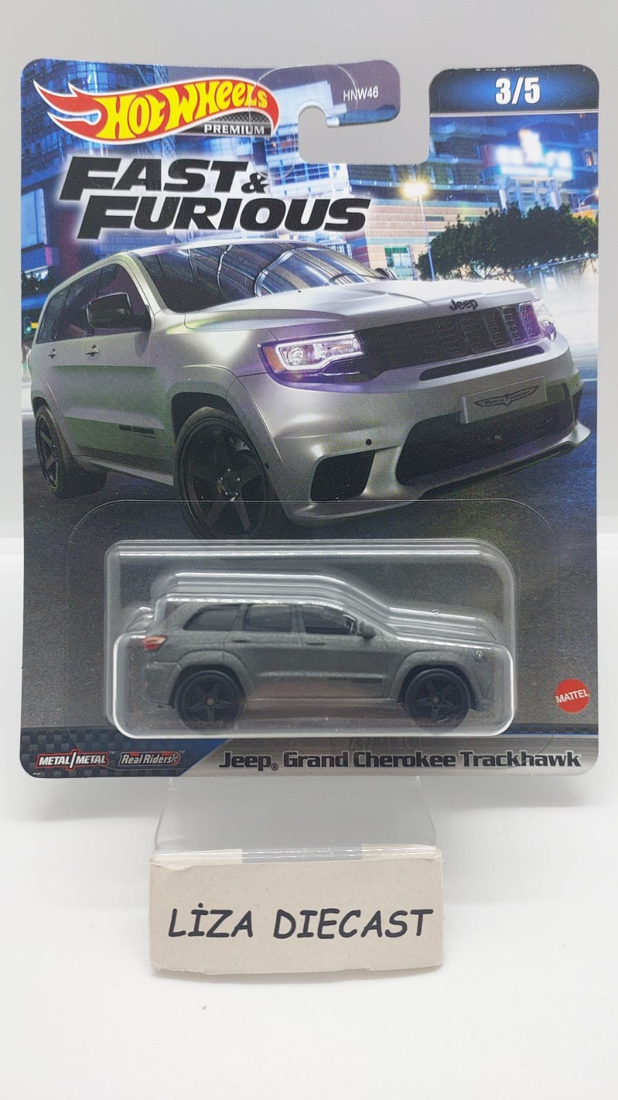 Hot Wheels Premium Fast & Furious Jeep Grand Cherokee Trackhawk -HNW48