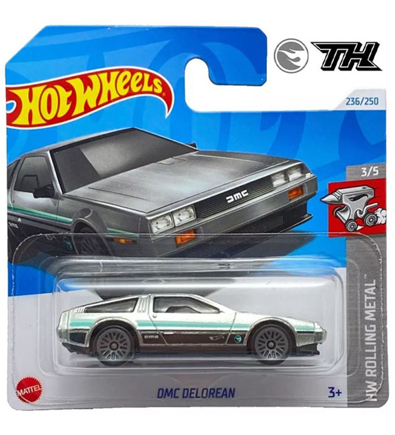 Hot Wheels HW Rolling Metal DMC Delorean -HTF28 ""TH""