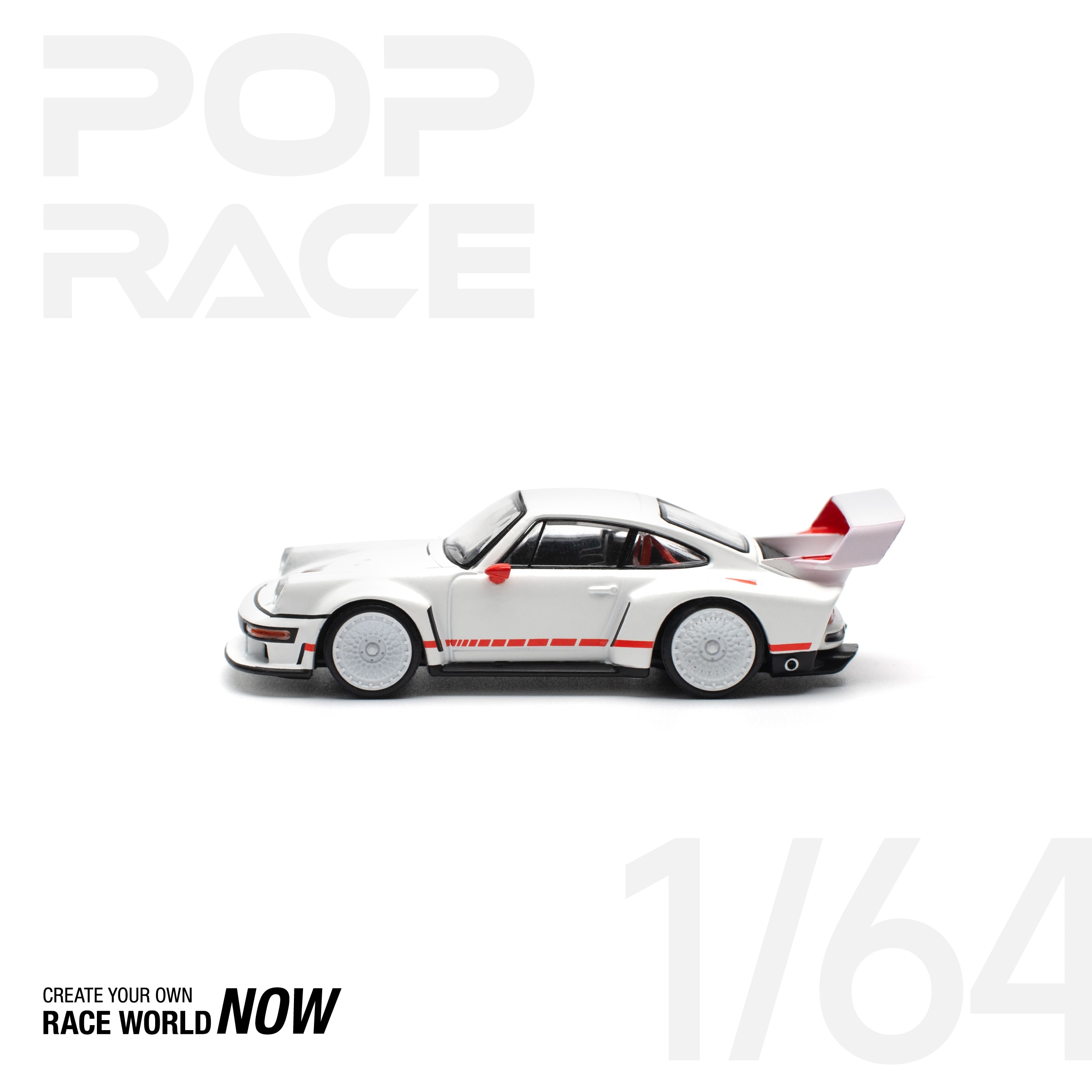 Pop Race Singer DLS Turbo White -PR64-0226
