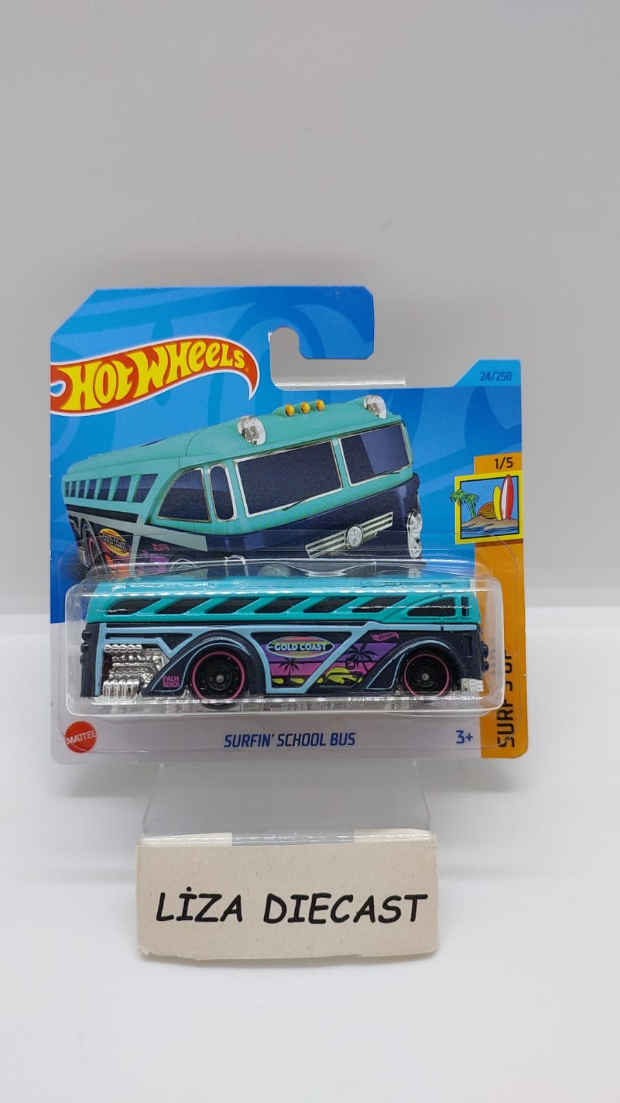 Hot Wheels Surf's Up Surfin' School Bus -HKK79