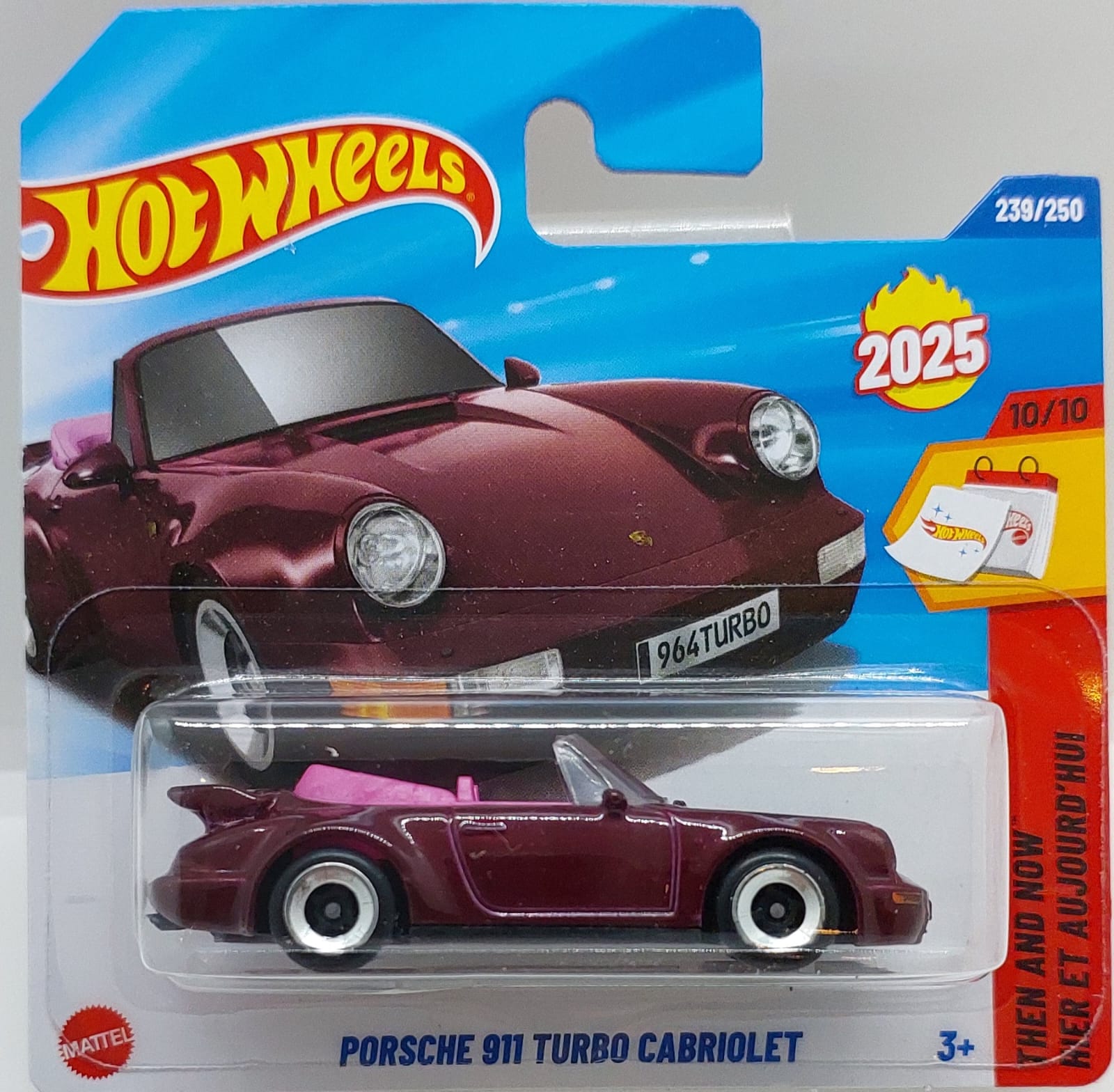 Hot Wheels Then And Now Porsche 911 Turbo Cabriolet -HYW37