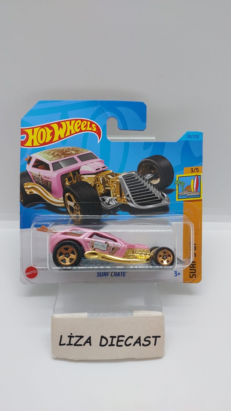 Hot Wheels Surf's Up Surf Crate "TH" -HKL06 (2023) + Koruma Kabı