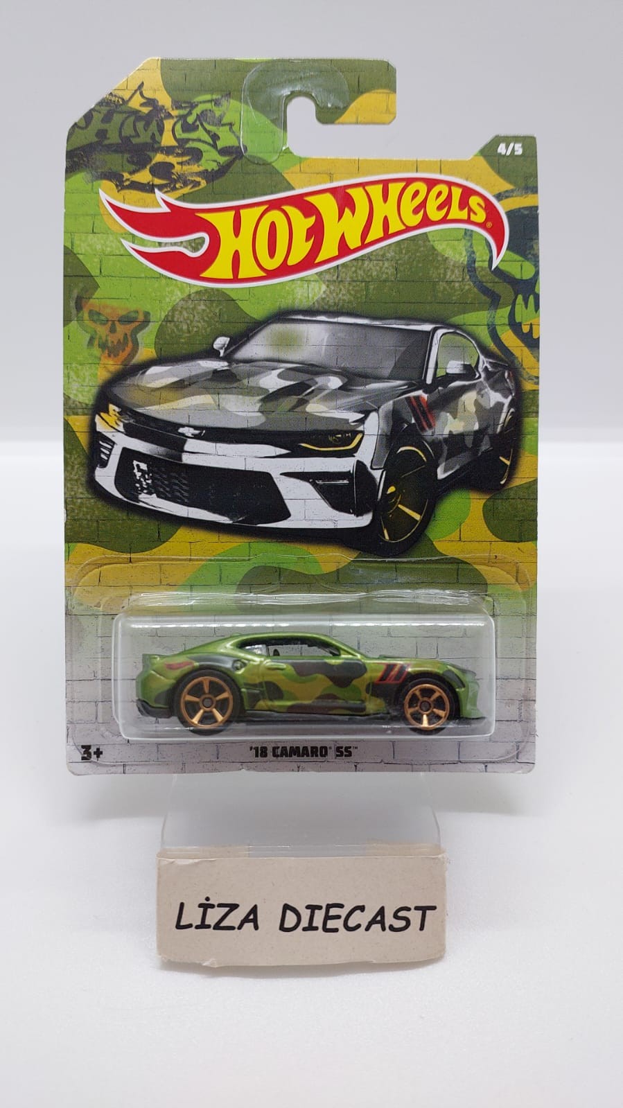 Hot Wheels Kamuflaj 4' lü Set (Tek Model Eksik - Yurtdışı)