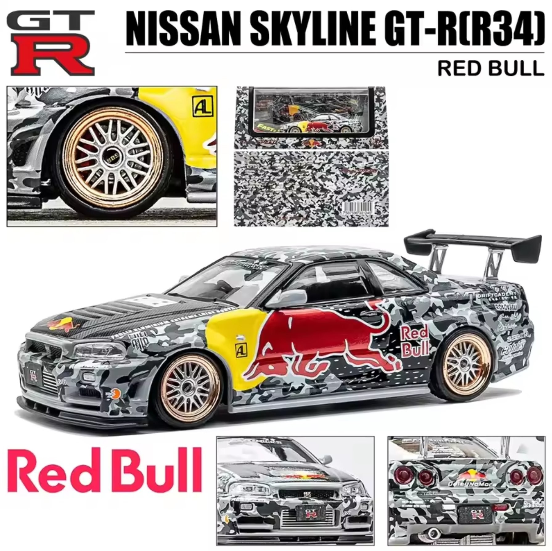 Fast & Speed Red Bull Nissan GT-R Limitli 
