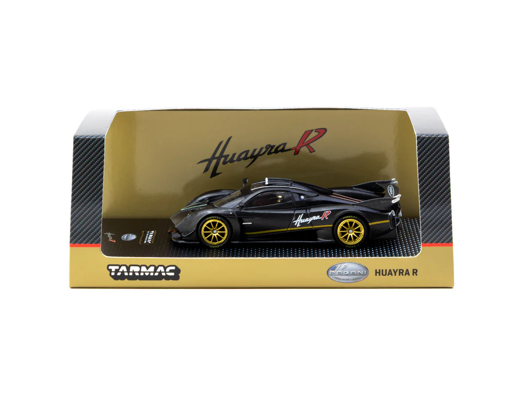 Tarmac Works Pagani Huayra R Matt Black Carbon Fiber -T64G-TL035-MBCF