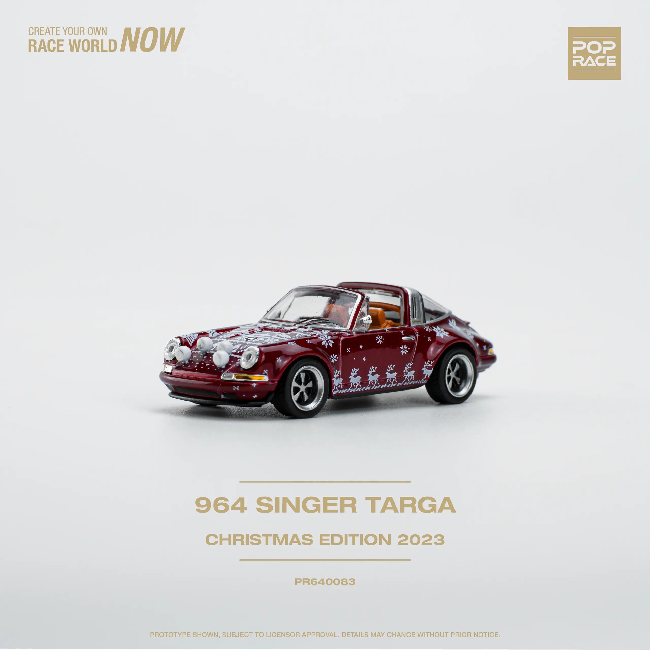 Pop Race Singer Targa Christmas Edition 2023 -PR64-0083