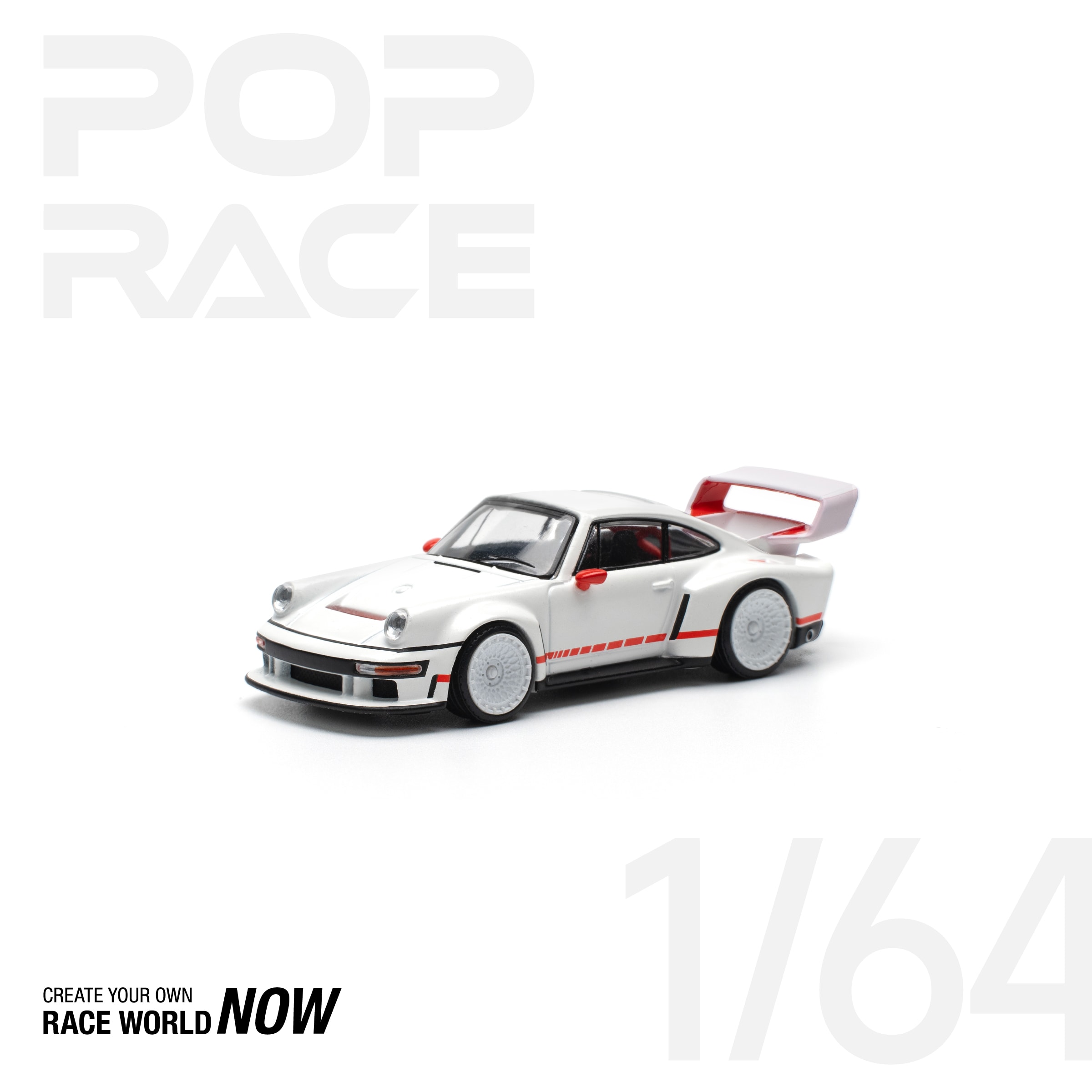 Pop Race Singer DLS Turbo White -PR64-0226