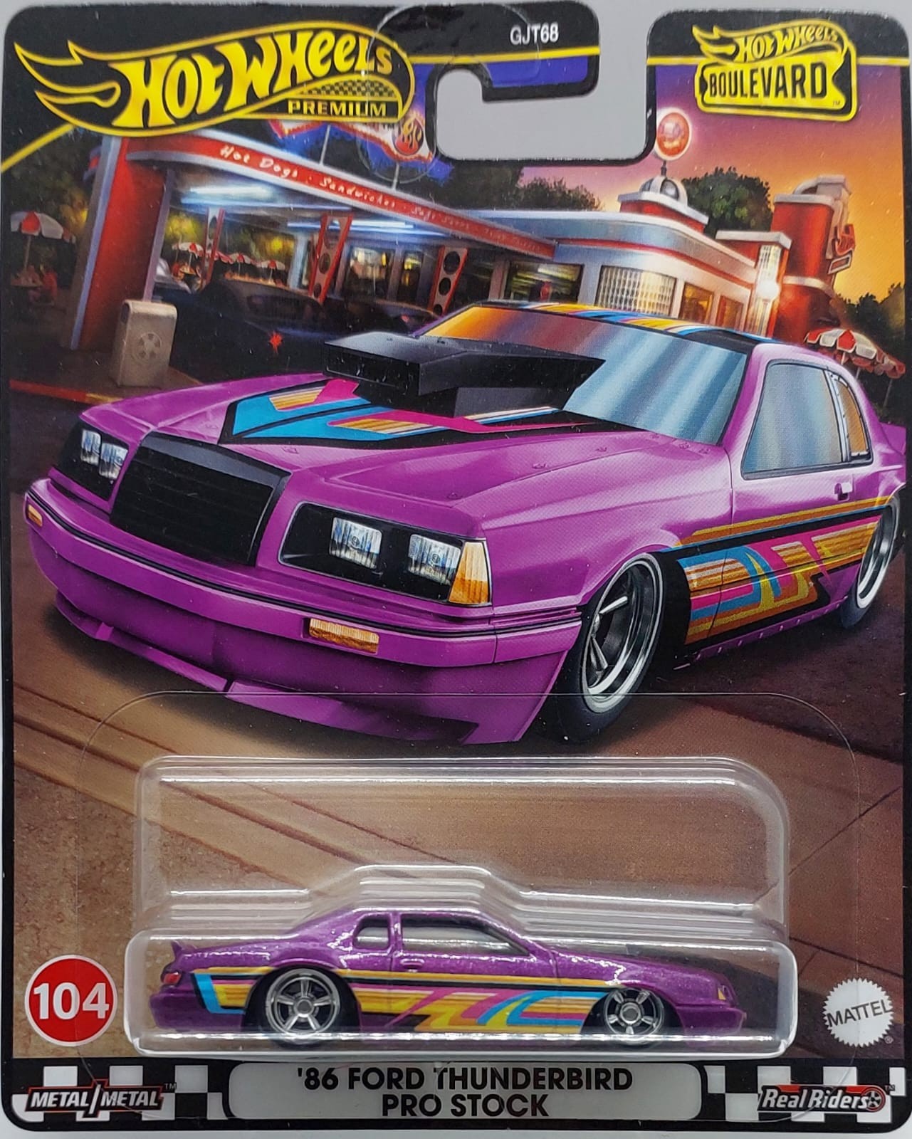 Hot Wheels Premium Boulevard '86 Ford Thunderbird Pro Stock -HRT72