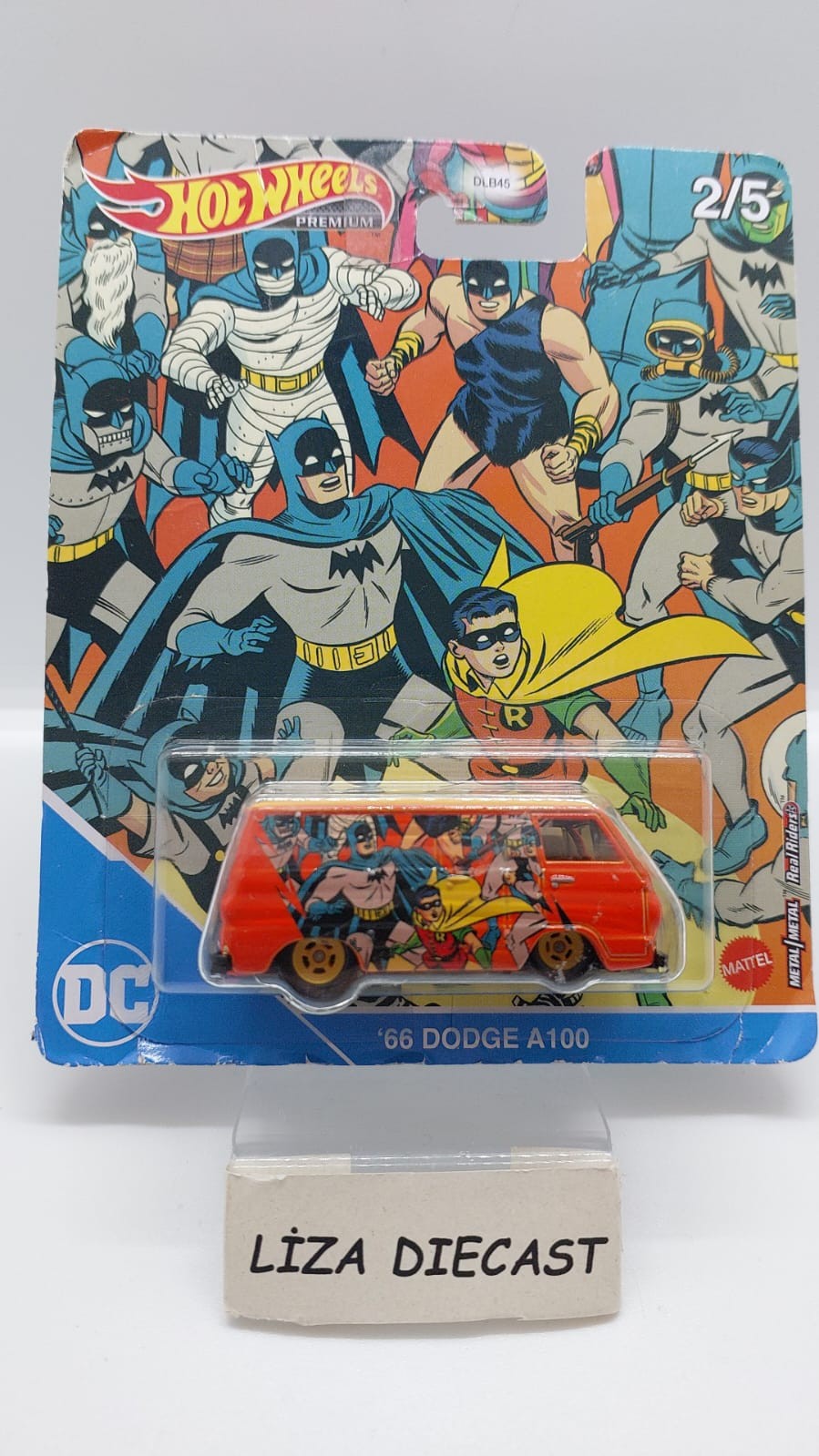 Hot Wheels Premium Batman Serisi 5' li Tam Set -DLB45