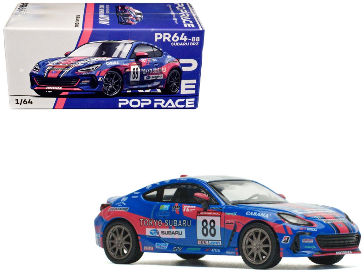 Pop Race Subaru BRZ Tokyo Subaru Racing -PR64-0088