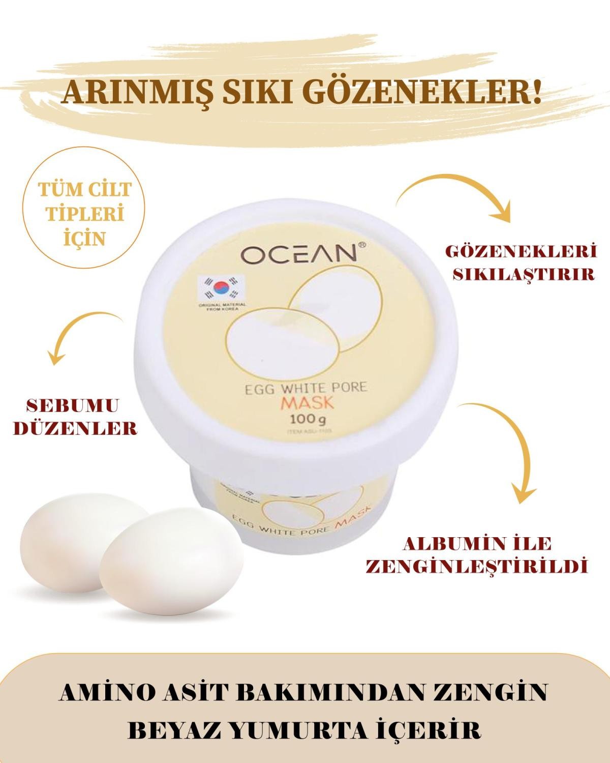 Egg Mask Wash Off Soft Scrub