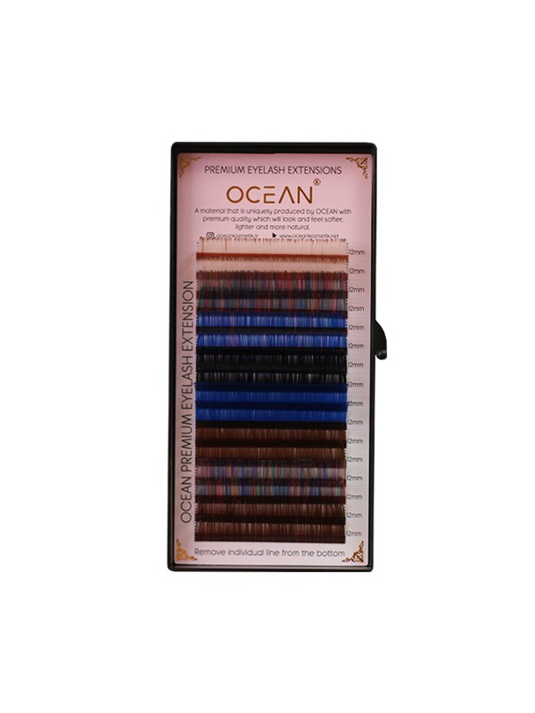 Doğal İpek Kirpik (Color MİX Natural Eyelash) 0.07D