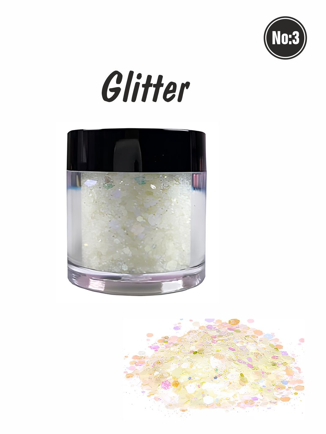  Glitter Yüz Ve Vücut Parlatıcı Sim Işıltı Parlak Yüz Makyajı - glitter3