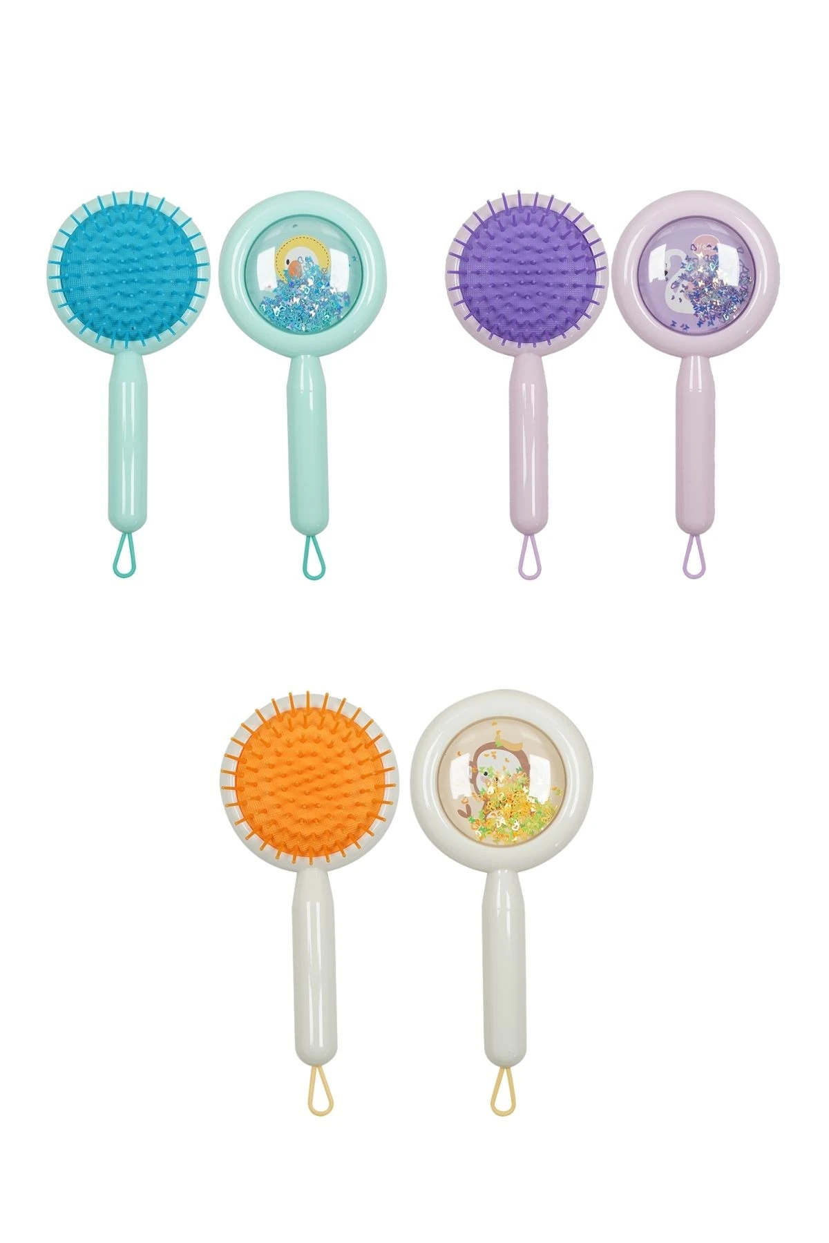 Tarak Saç Açıcı Tüm Saç Tiplerine Uygun Dolaşıklık Giderici Saç Fırçası 3 Adet