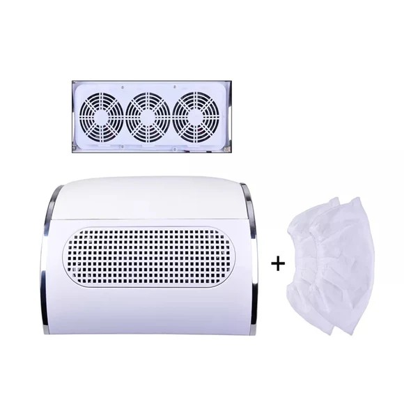 Tırnak Toz Toplama Cihazı, 3 Fanlı, 40W