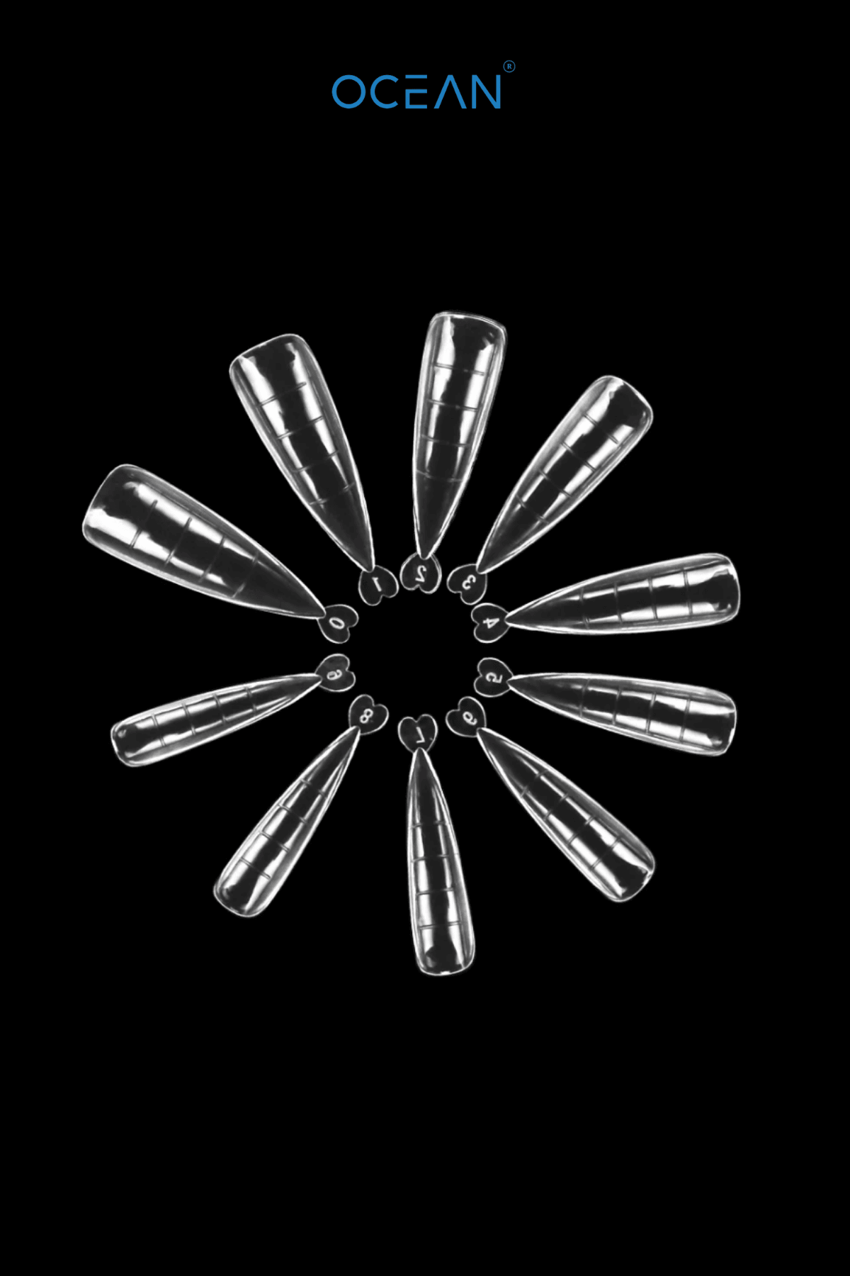  Dual Form Tips, Şeffaf Poly Jel Uyumlu Kolay Uygulama Tips