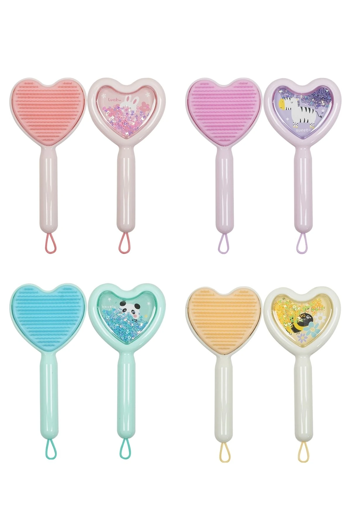 Tarak Saç Açıcı Tüm Saç Tiplerine Uygun Dolaşıklık Giderici Saç Fırçası 4 Adet