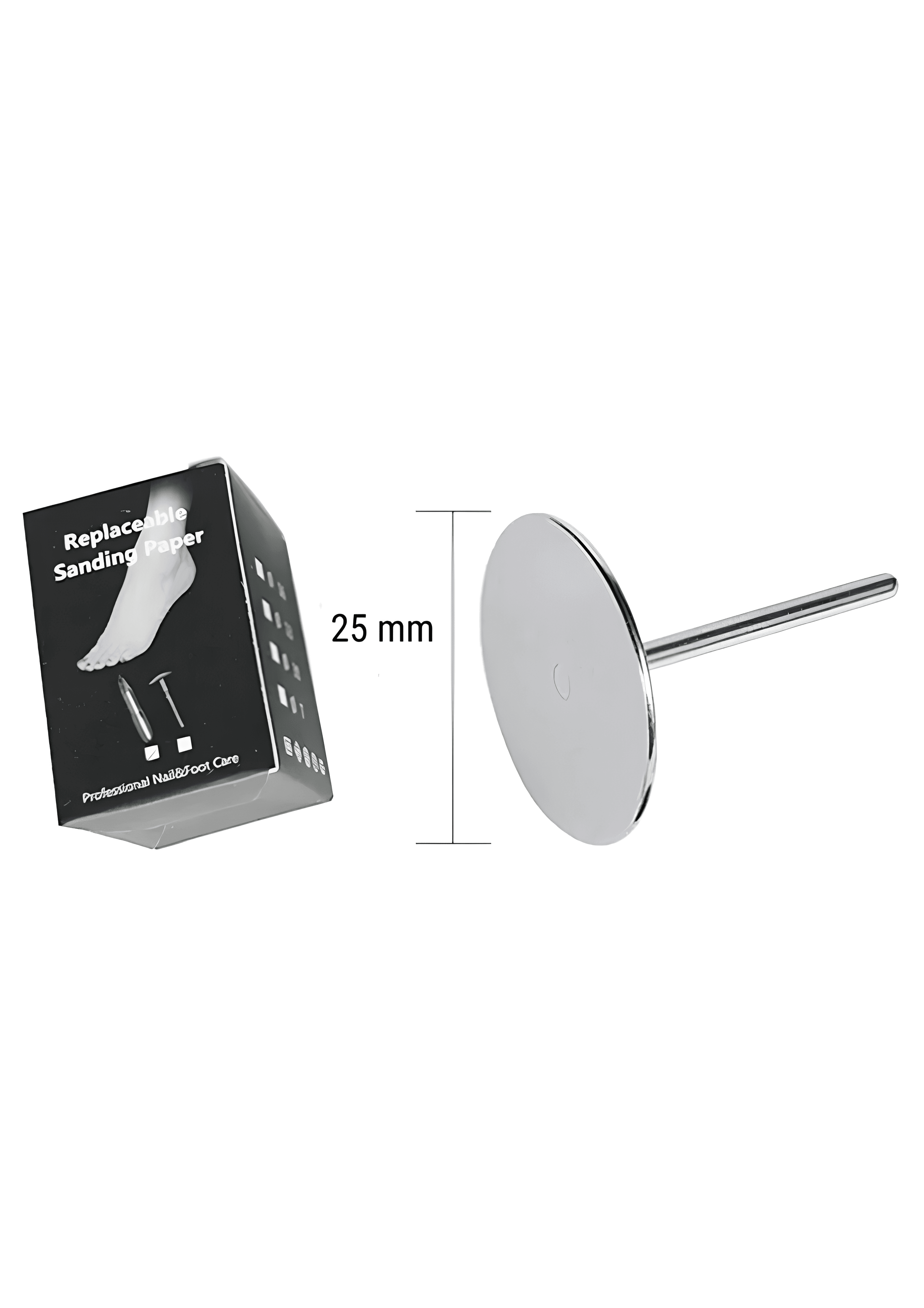 Pododisk Başlık Metal Disk Başlık Pedikür Başlığı - 593