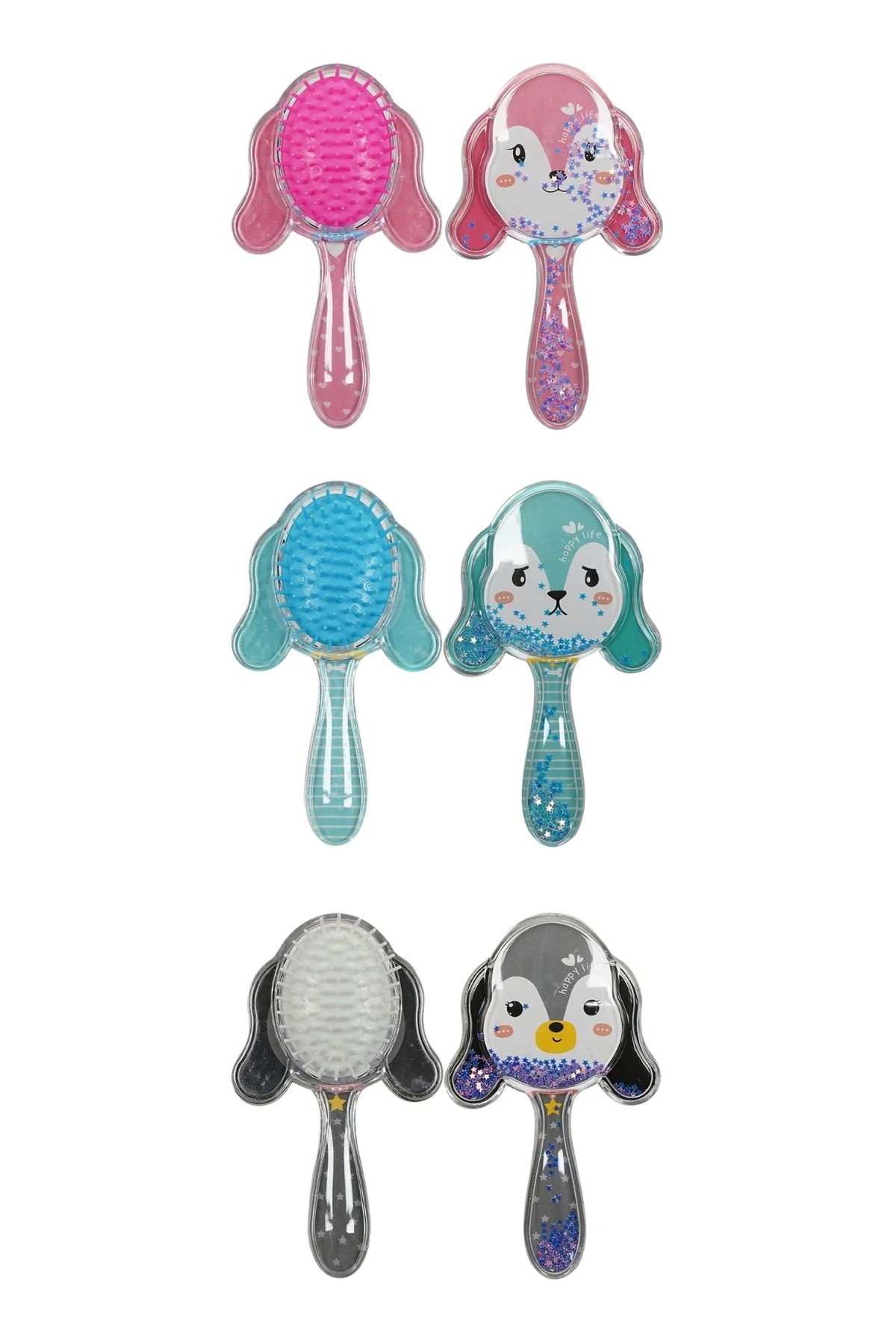 Tarak Saç Açıcı Tüm Saç Tiplerine Uygun Dolaşıklık Giderici Saç Fırçası 3 Adet