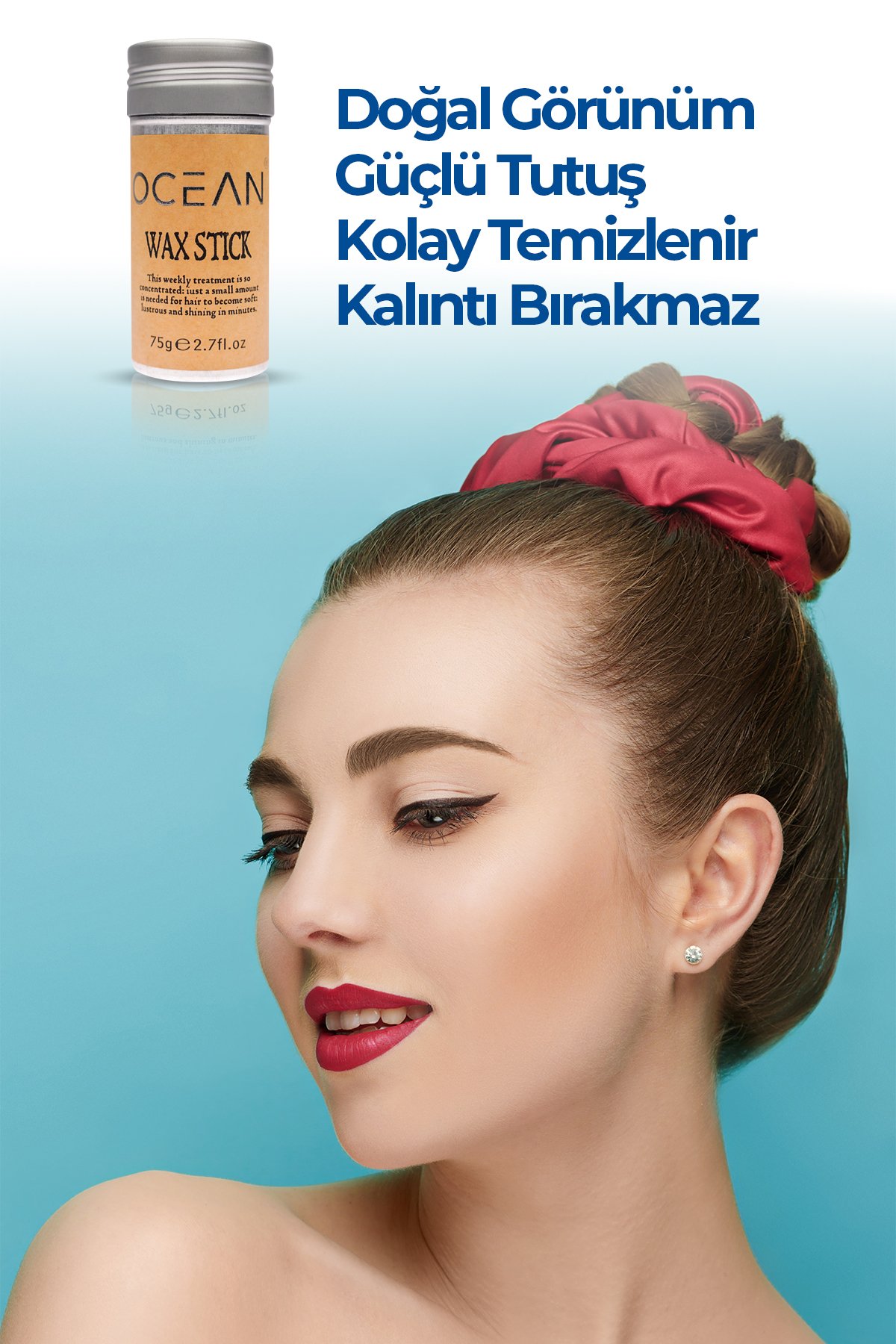 Hair Wax Stick Saç Şekillendirici, Sabitleyici, Saç Waxı