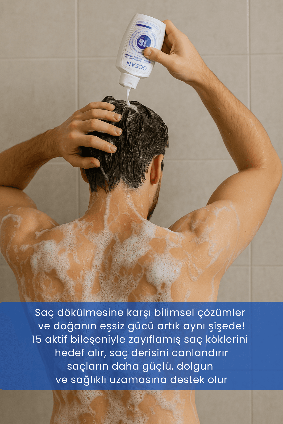 Şampuan 15 Aktifli Saç Dökülmesine Ve Kırılmasına Karşı Güçlendirici Şampuan 300 ml