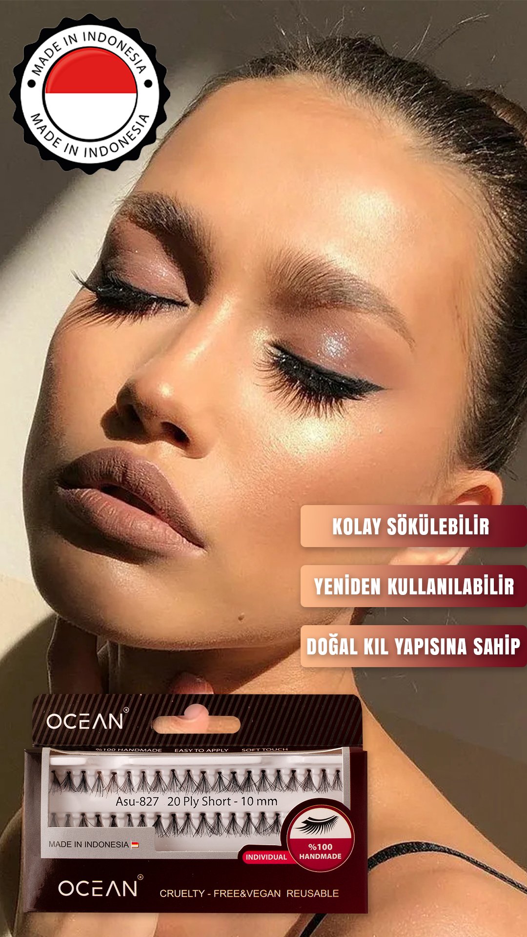 Doğal Takma Kirpik – Yoğun ve Doğal Bakışlar! (20'li Demet)