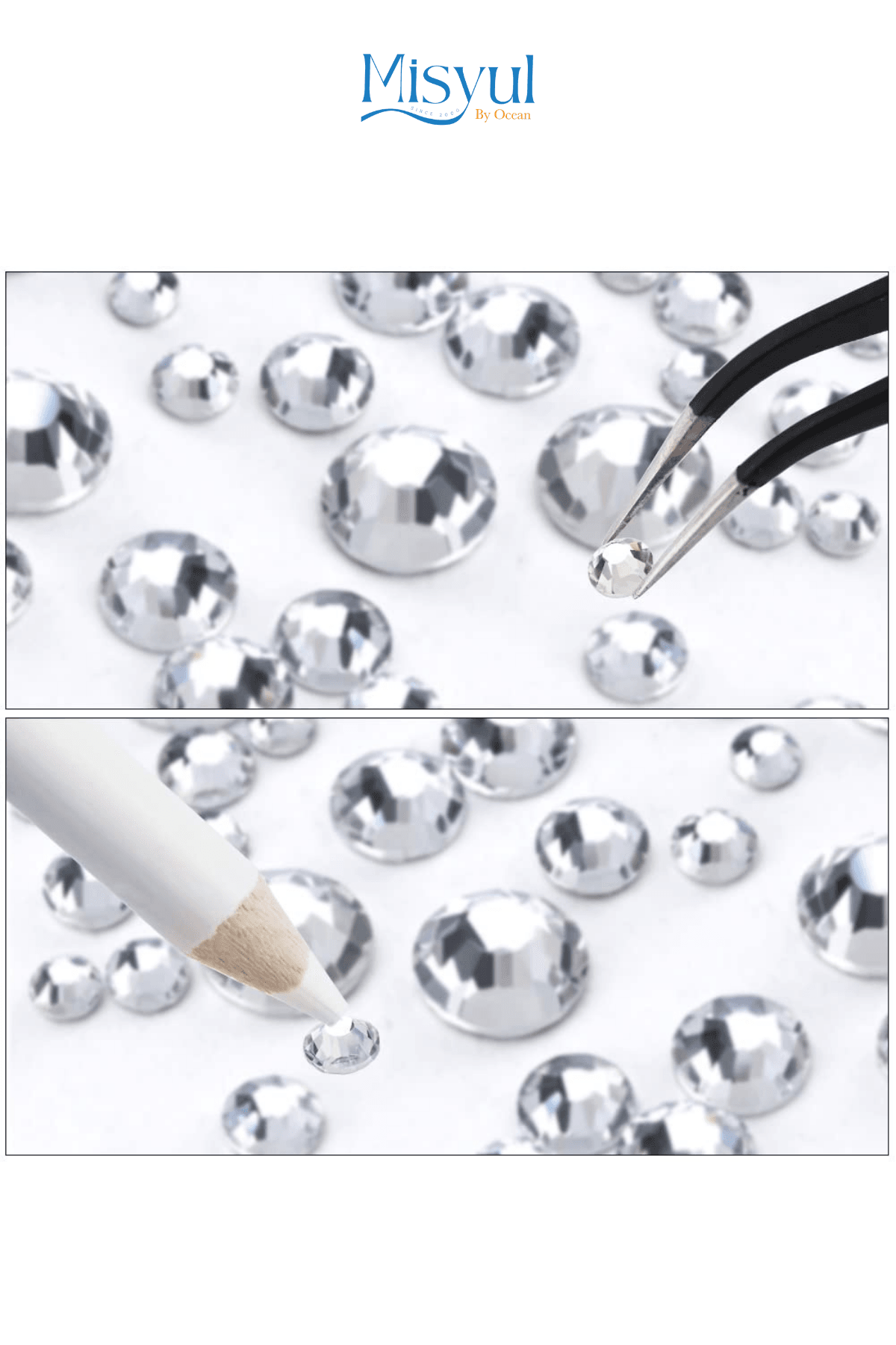 Tırnak Süsleme Taş Seti, Swarovski Nail Art Tırnak Süsleme Taşı, Süsleme Cımbızı, Süsleme Kalemi 