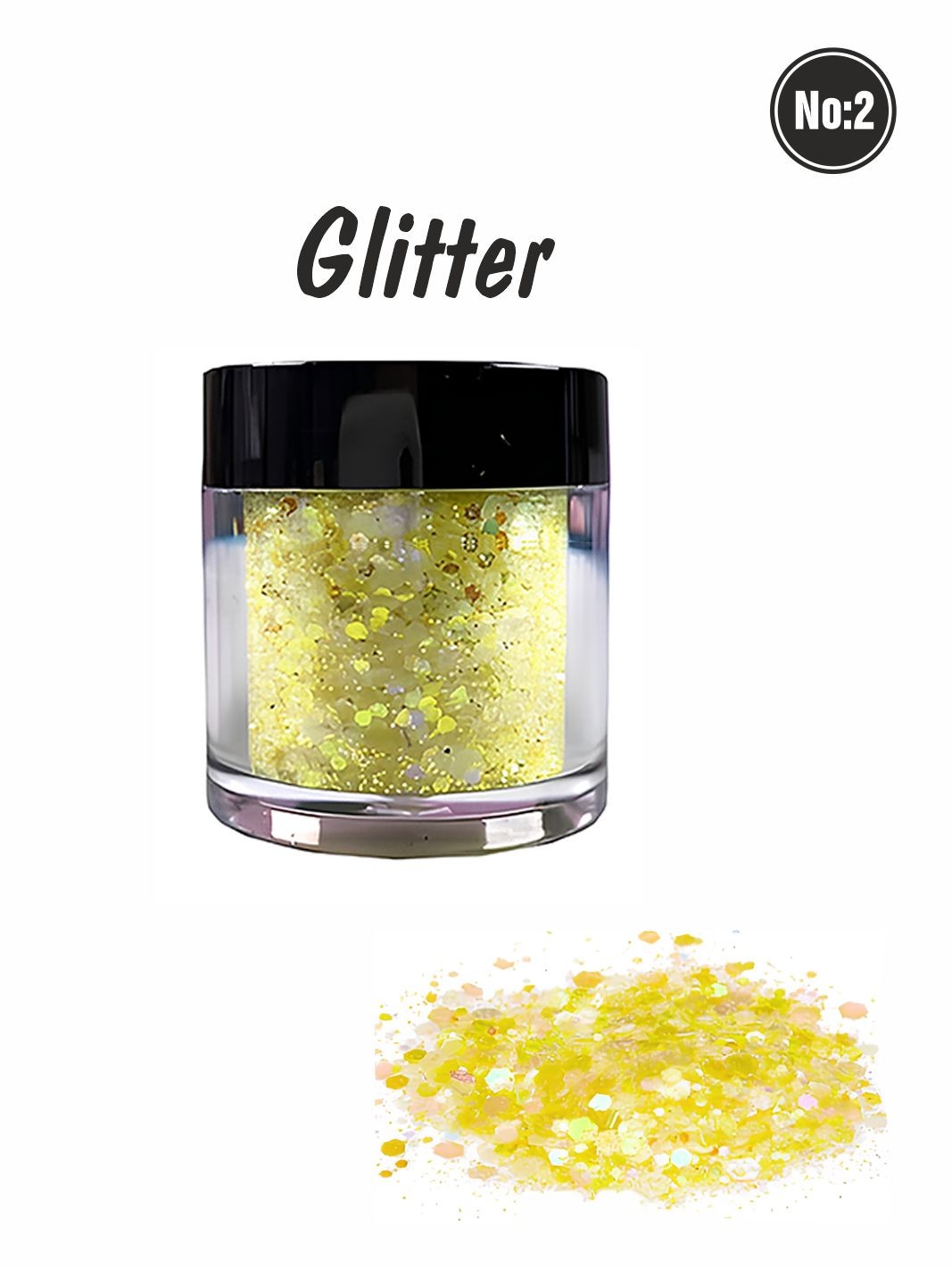  Glitter Yüz Ve Vücut Parlatıcı Sim Işıltı Parlak Yüz Makyajı - glitter2