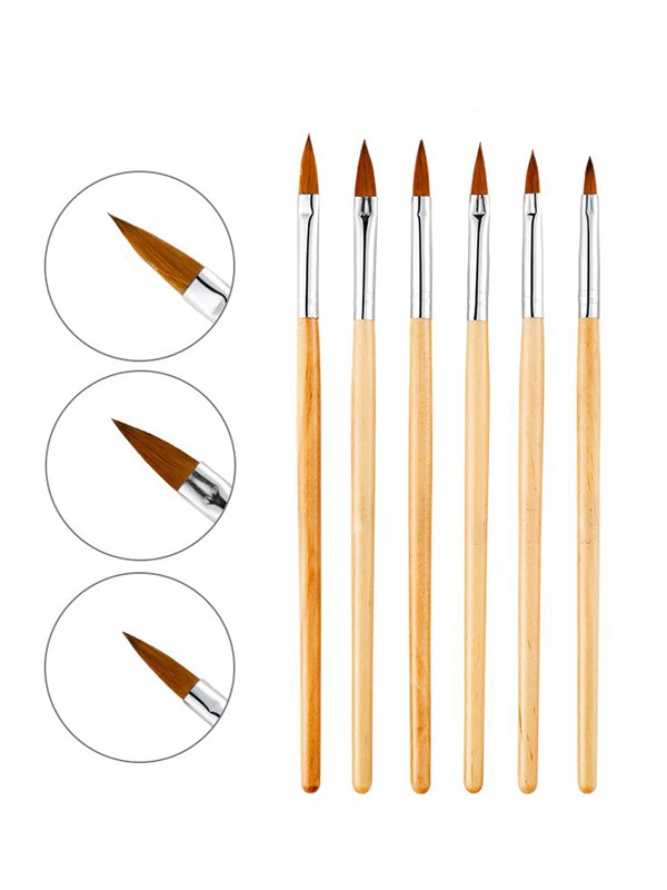 Tırnak Süsleme Fırçası, Nail Art Fırça, Tırnak Desen Fırçası Seti - 2190
